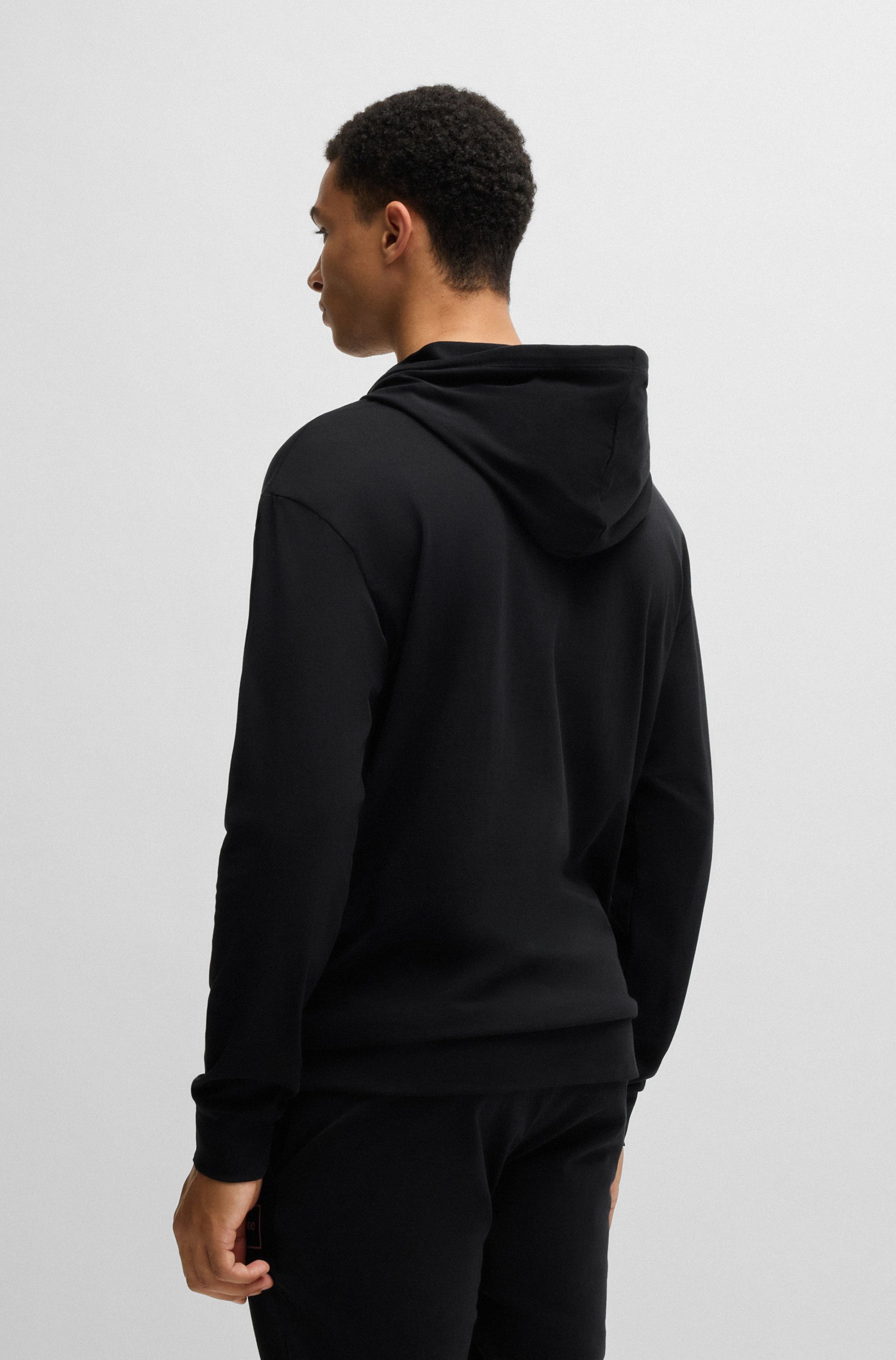 HUGO Kapuzensweatshirt mit Markenlabel günstig online kaufen
