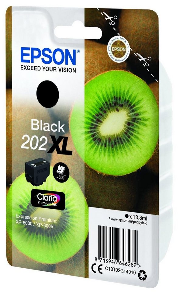 Thumbnail - Epson Epson 202XL Kiwi Druckerpatrone schwarz Tintenpatrone