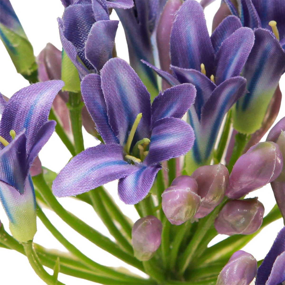 Kunstblume Agapanthus Kunstblumen Lila 75cm 2 günstig online kaufen