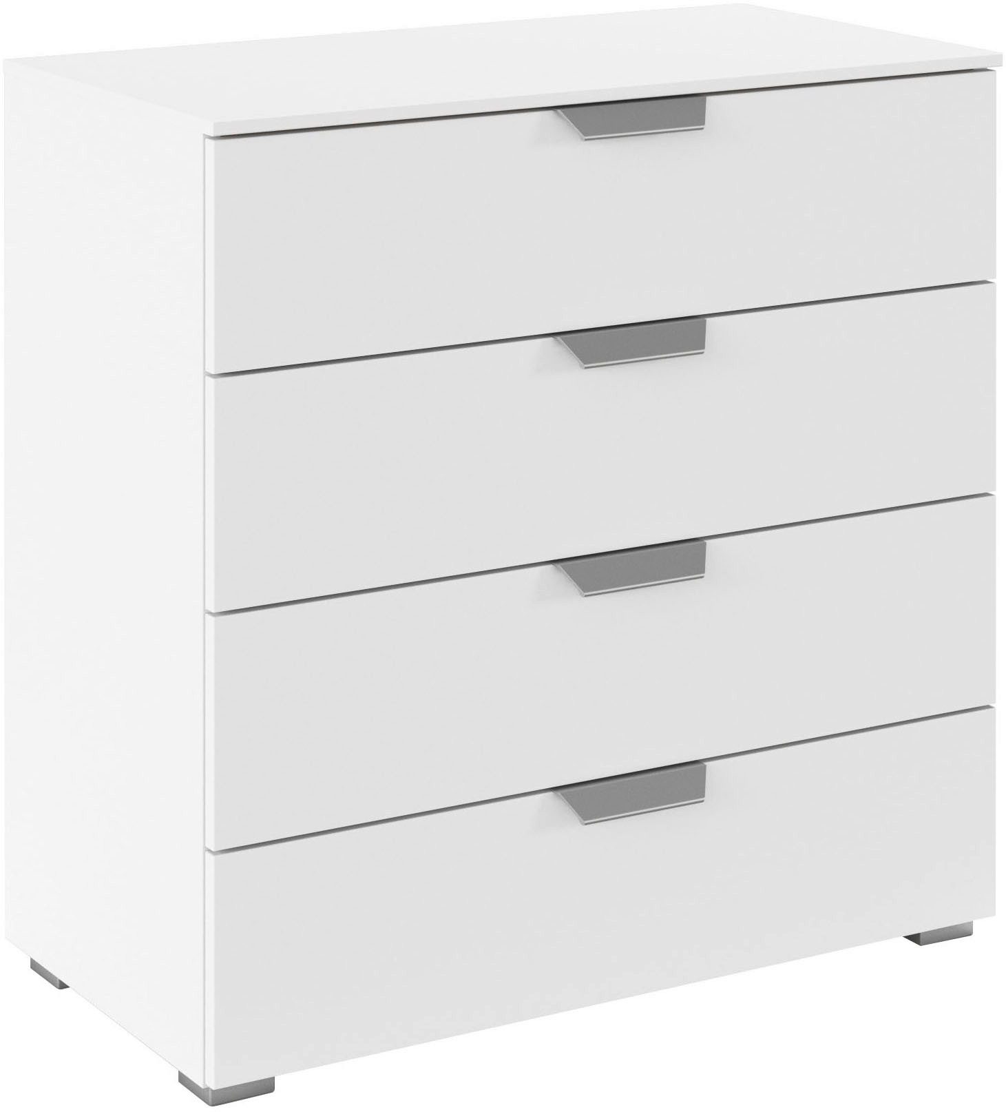 rauch Schubkastenkommode Sideboard Schubladenkommode ORIAS mit Dekor- oder Hochglanzfront (Breite 80 cm), vier große und geräumige Schubladen mit viel Stauraum MADE IN GERMANY