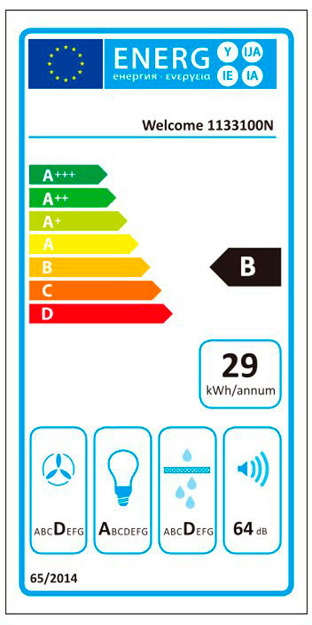Energieeffizienzklasse: 
