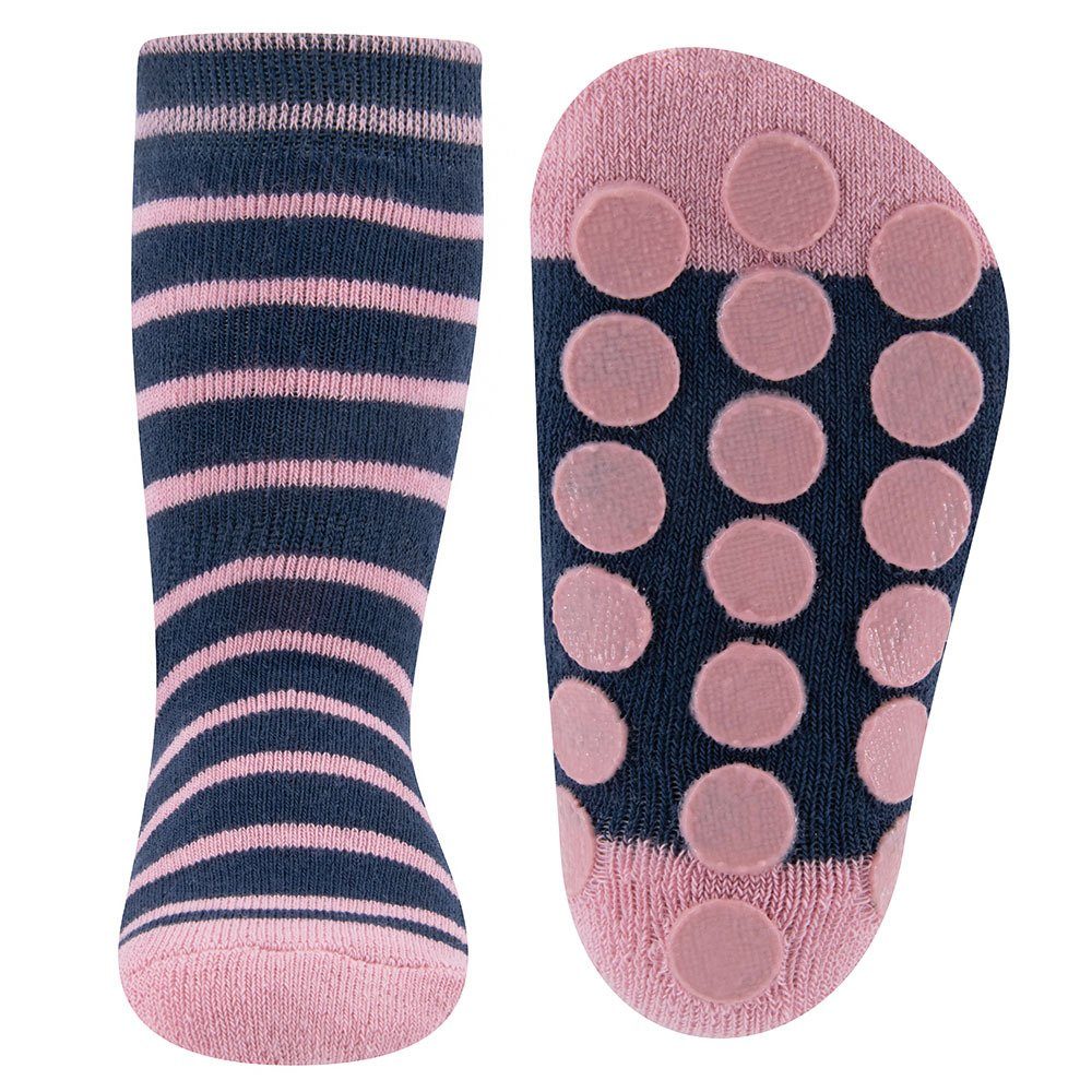 Maus/Ringel Ewers (2-Paar) ABS-Socken Stoppersocken rosa-tinte