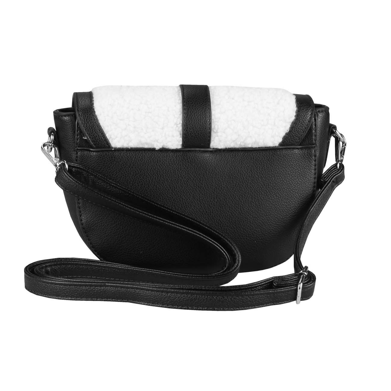 ITALYSHOP24 Schultertasche Damen Pelztasche Bodybag Fell Plüsch, Teddyfell günstig online kaufen