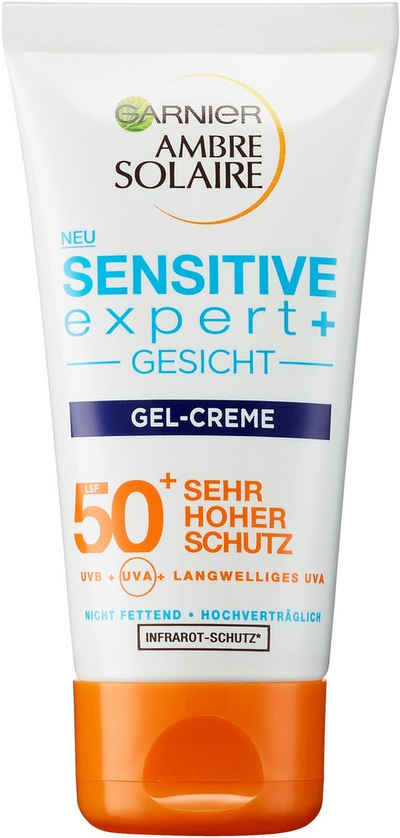 GARNIER Sonnenschutzcreme Ambre Solaire Sensitive expert+ LSF 50+