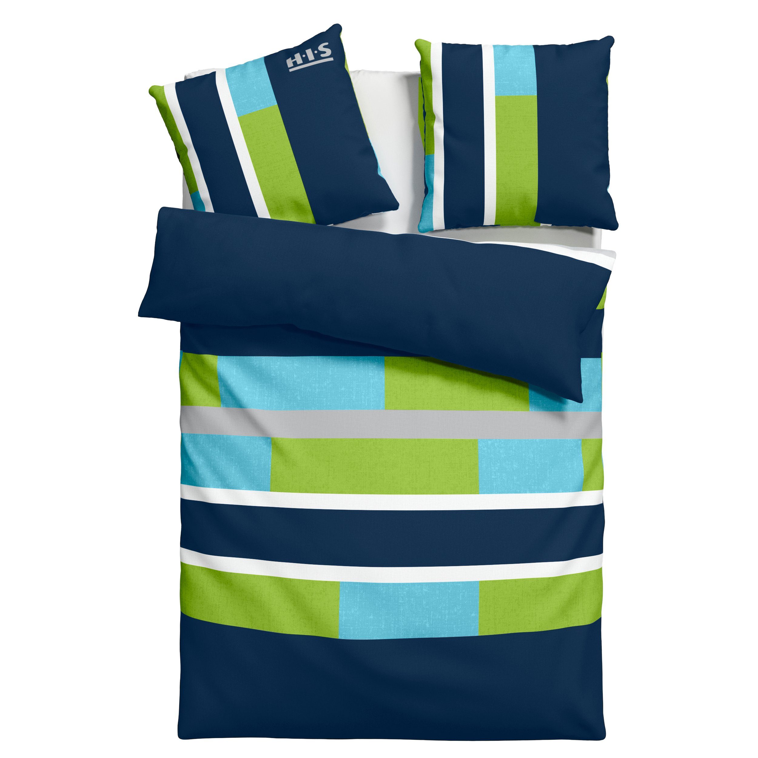 OTTO home Bettwäsche Etienne in Gr. 135x200 oder 155x220 cm, Linon, 2 teilig, Bettwäsche aus Baumwolle mit Streifen, Marke H.I.S by OTTO home – Bild 2 von 5