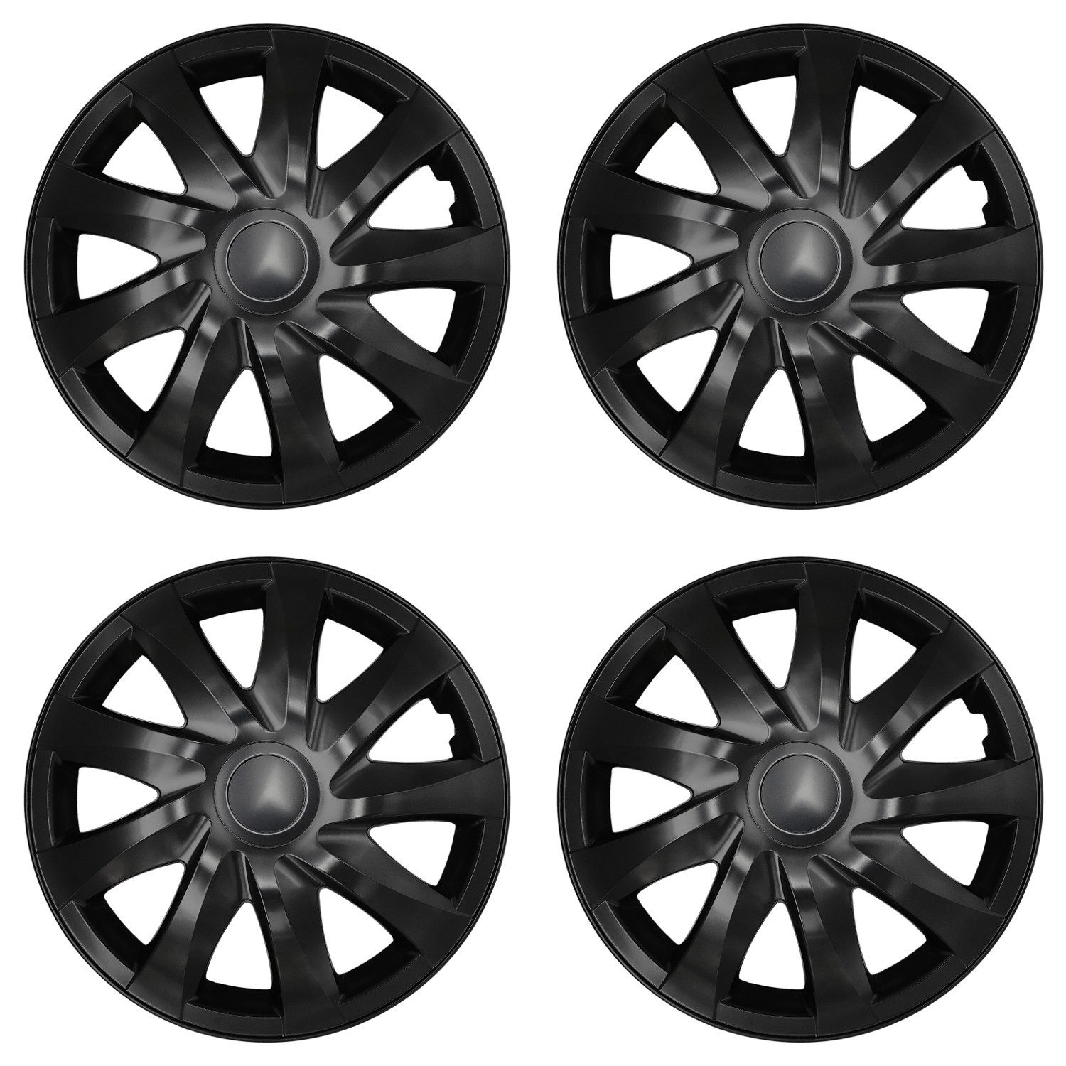 NRM Radkappen DRACO 14-Zoll-Radkappen 4er-Set, 14 in Zoll, (4-St) Hochwertiger ABS-Kunststoff
