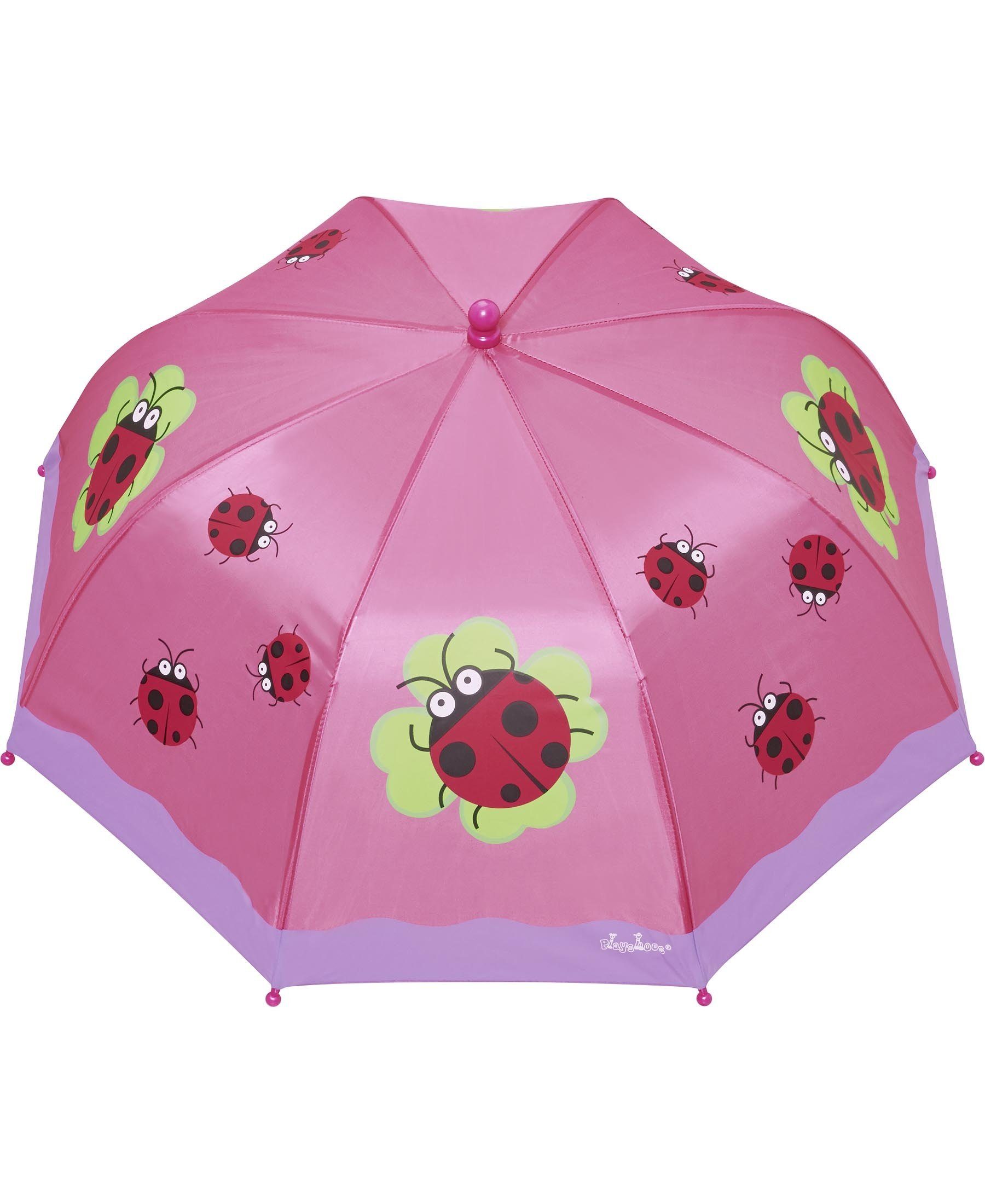 Playshoes Stockregenschirm Regenschirm Glückskäfer