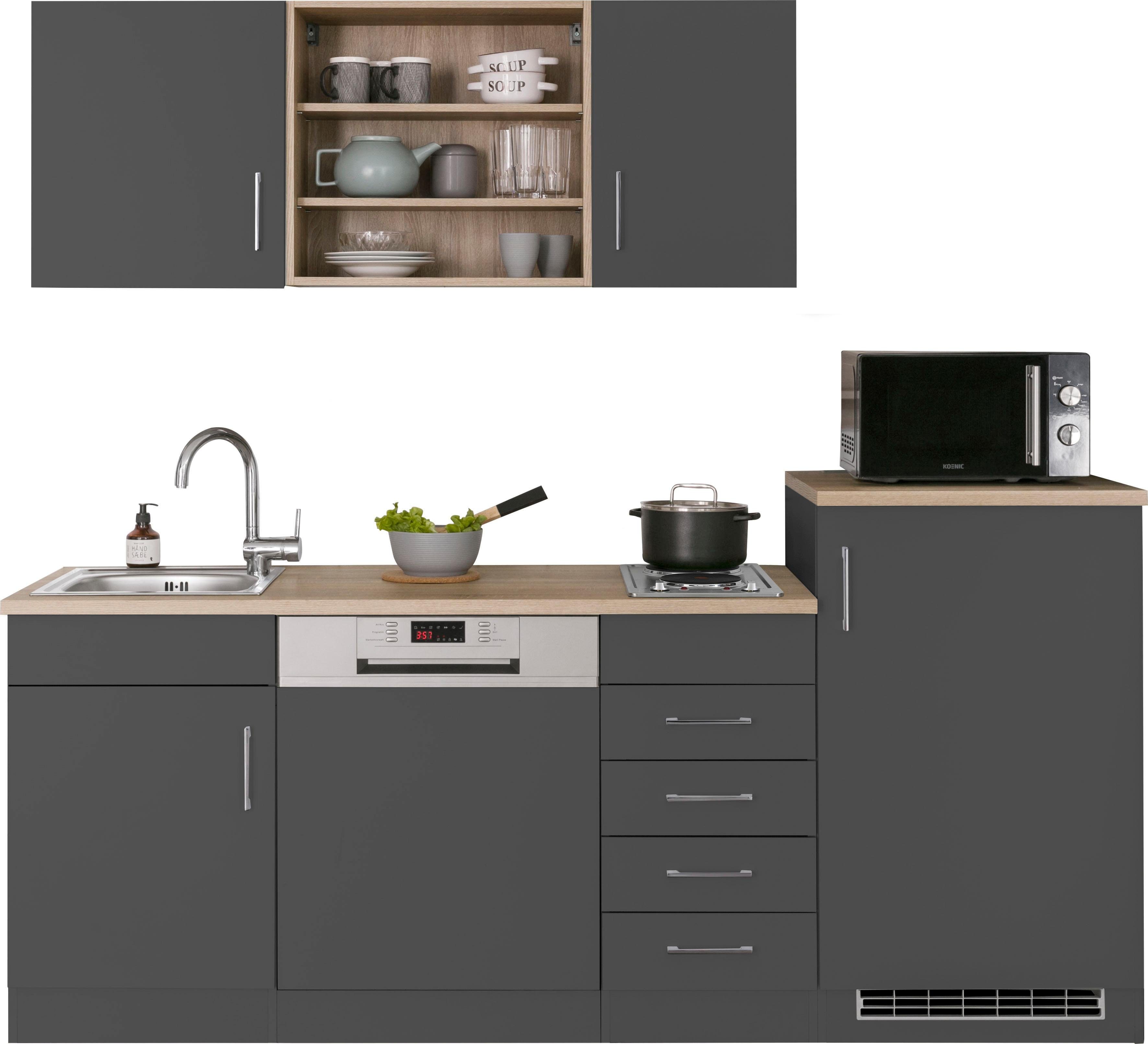 KOCHSTATION Küche KS-Mali, Breite 210 cm, günstig online kaufen
