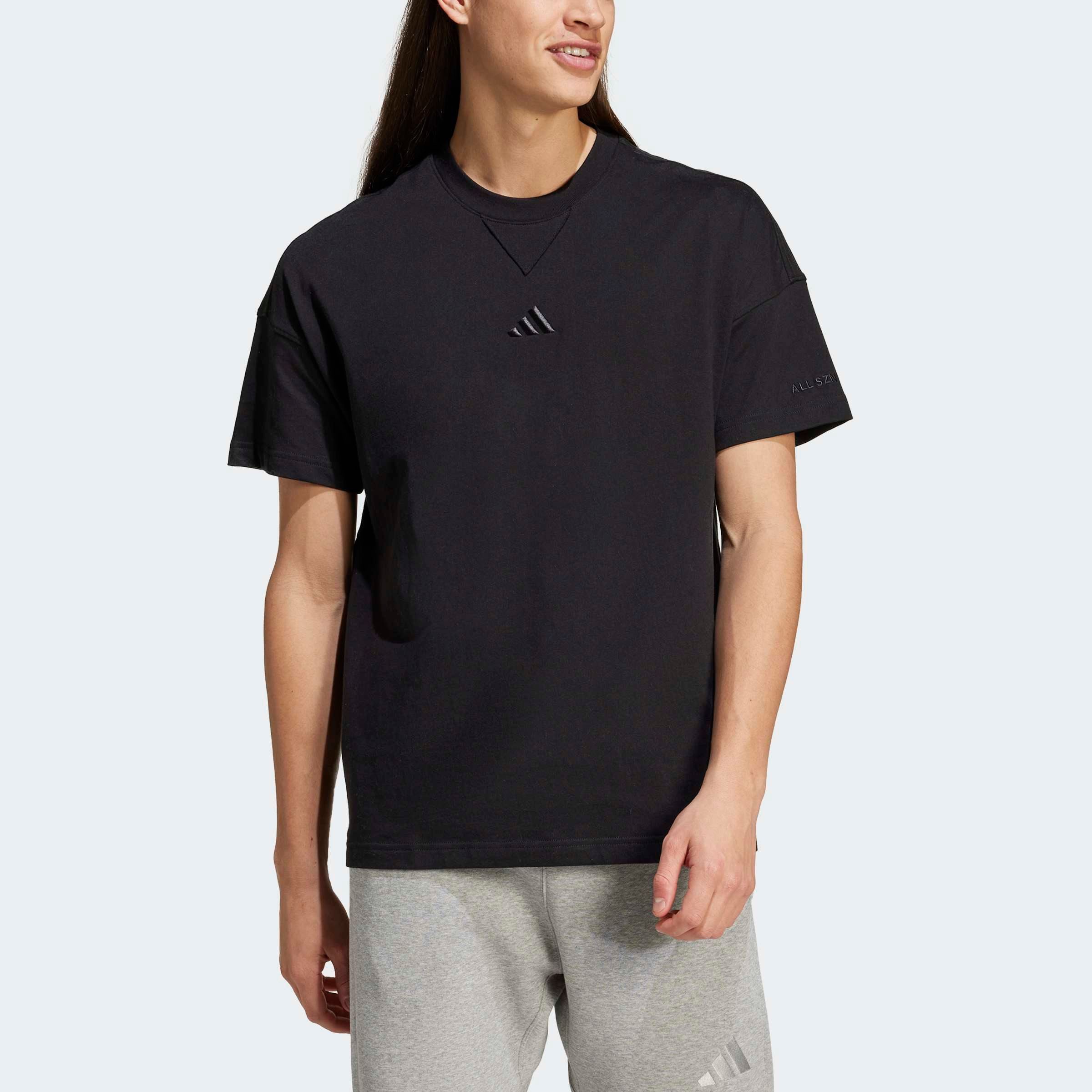 adidas Sportswear T-Shirt M A SZN T sportlicher Stil, Kurzarm, ohne Verschluss, aus Baumwolle