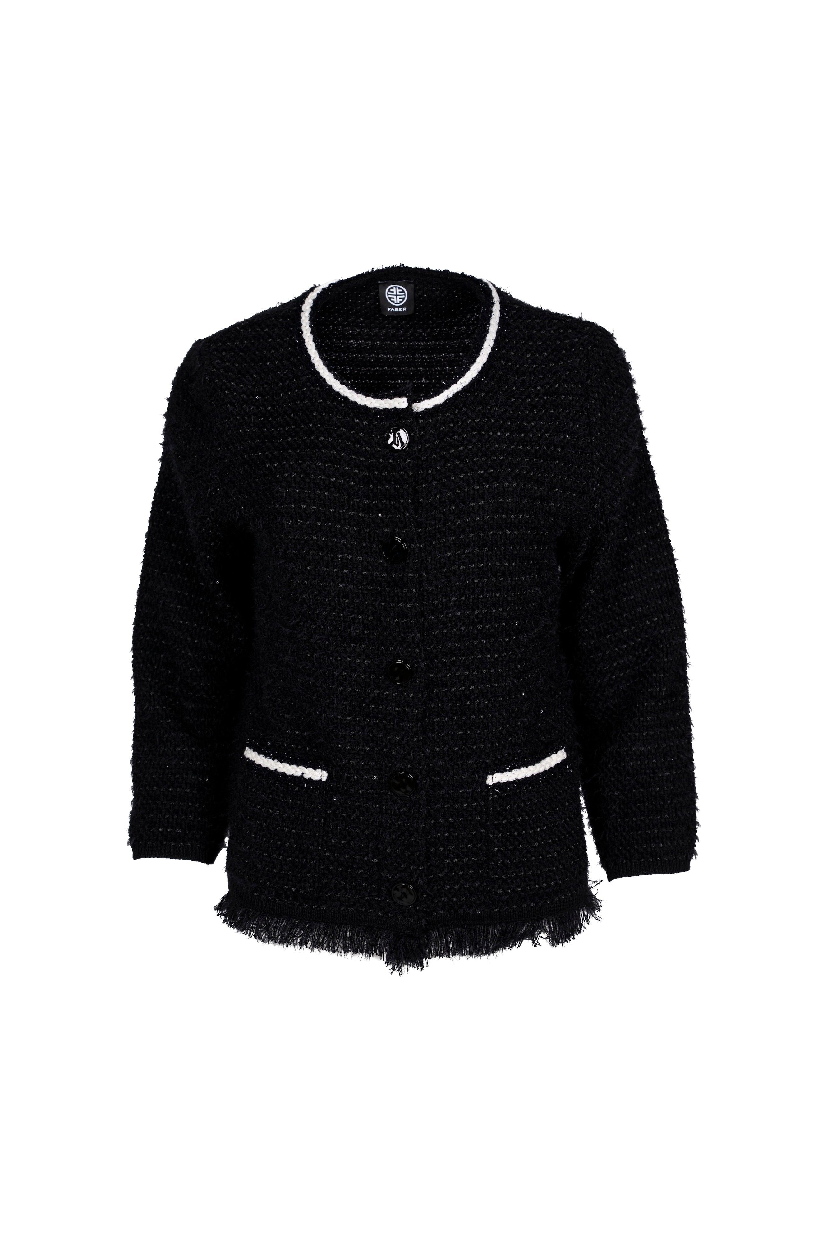 Faber Strickjacke Jacke in edler Strickstruktur Edle Strickstruktur