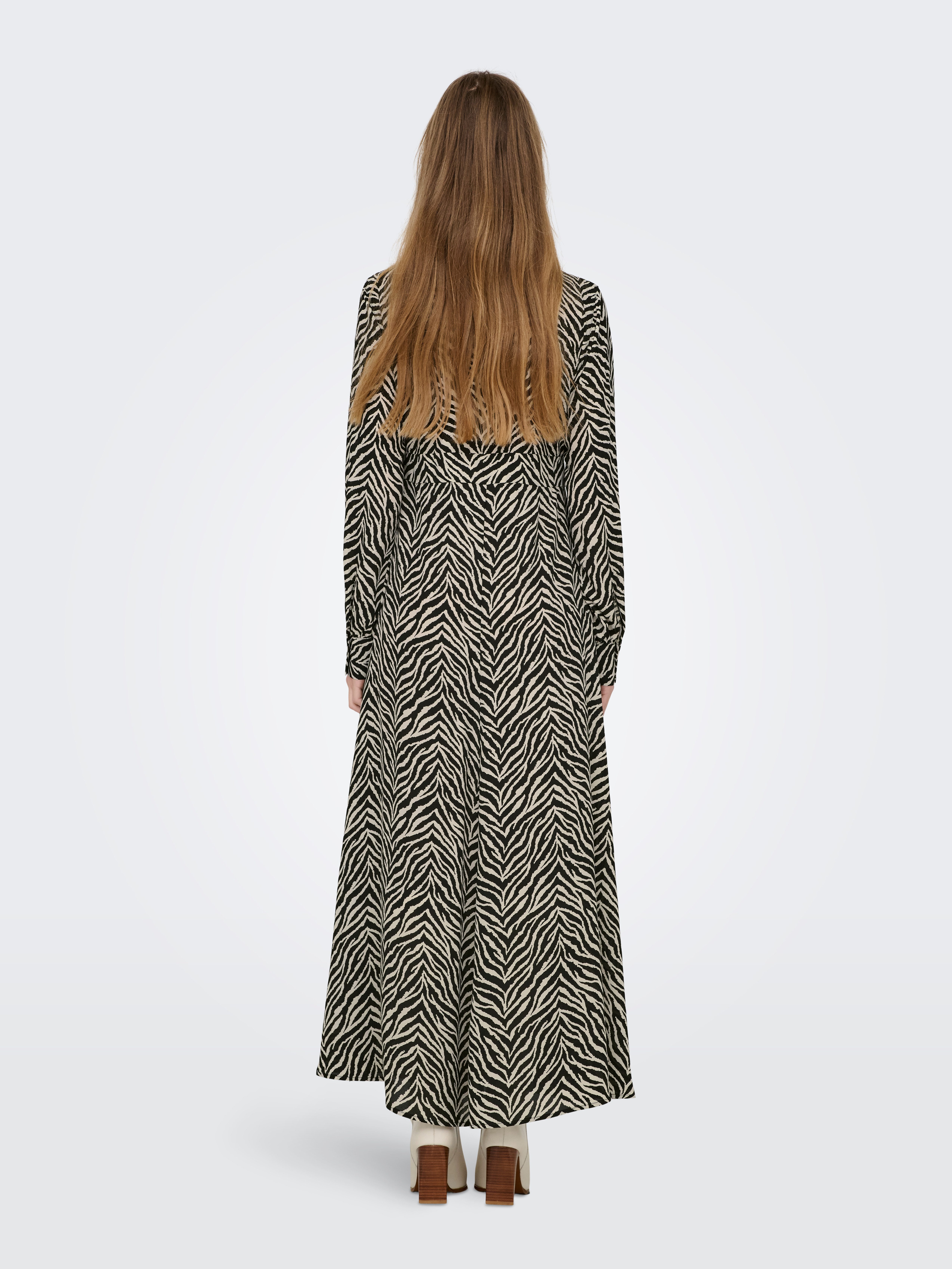 ONLY Hemdblusenkleid ONLHELEN LIFE L/S V-NECK MAXI DRESS PTM Sommerkleid günstig online kaufen