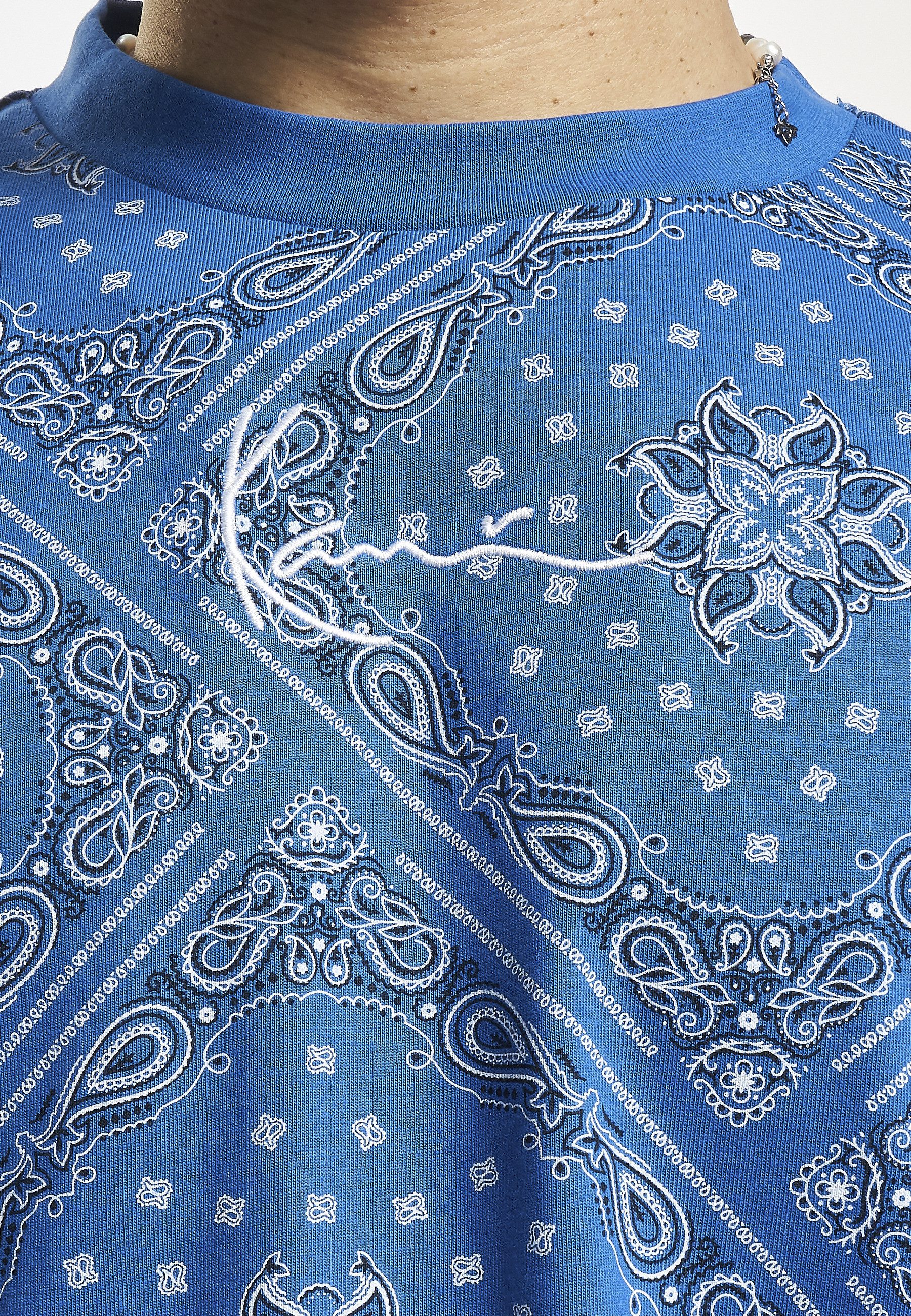 Karl Kani T-Shirt Karl Kani Herren KM232-042-3 KK Small Signature Paisley Tee (1-tlg)