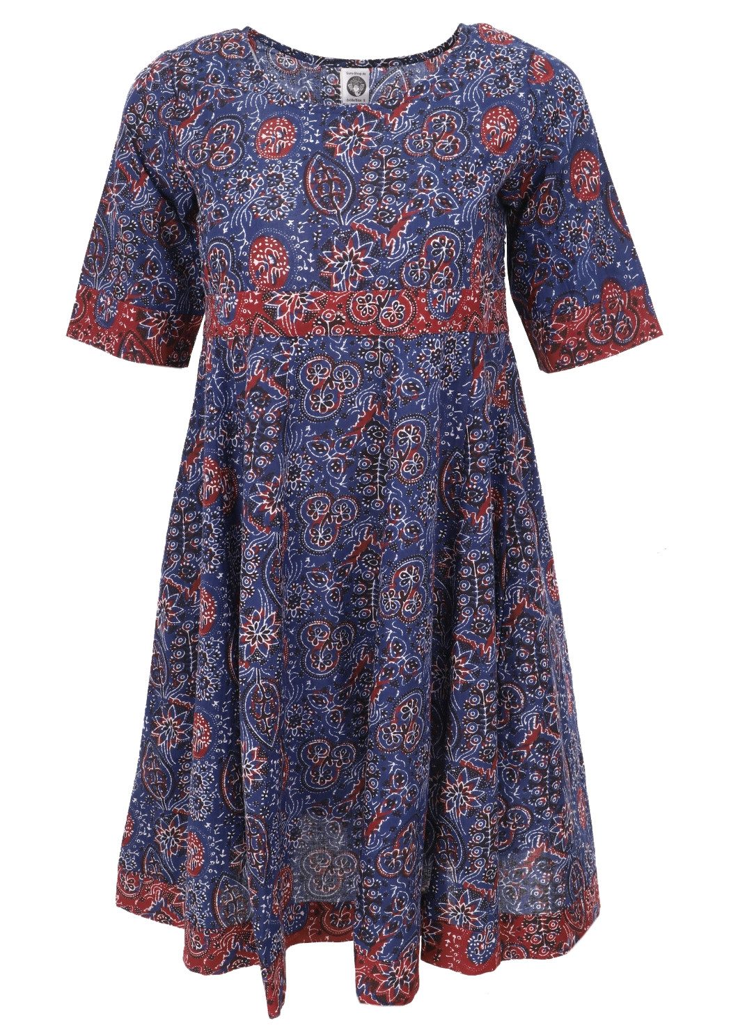 Guru-Shop Midikleid Boho Minikleid, sommerliches Minikleid,.. günstig online kaufen