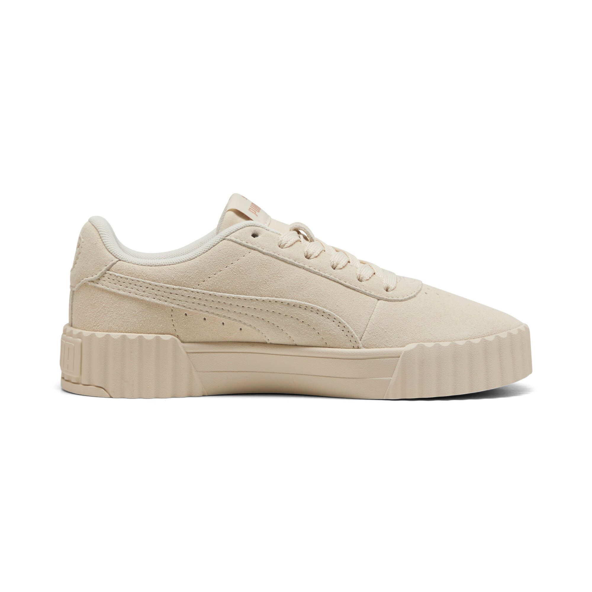PUMA CARINA 30 SD Sneaker aus Wildleder, mit SOFTFOAM+ Einlegesohle, mit Schnürung – Bild 3 von 5