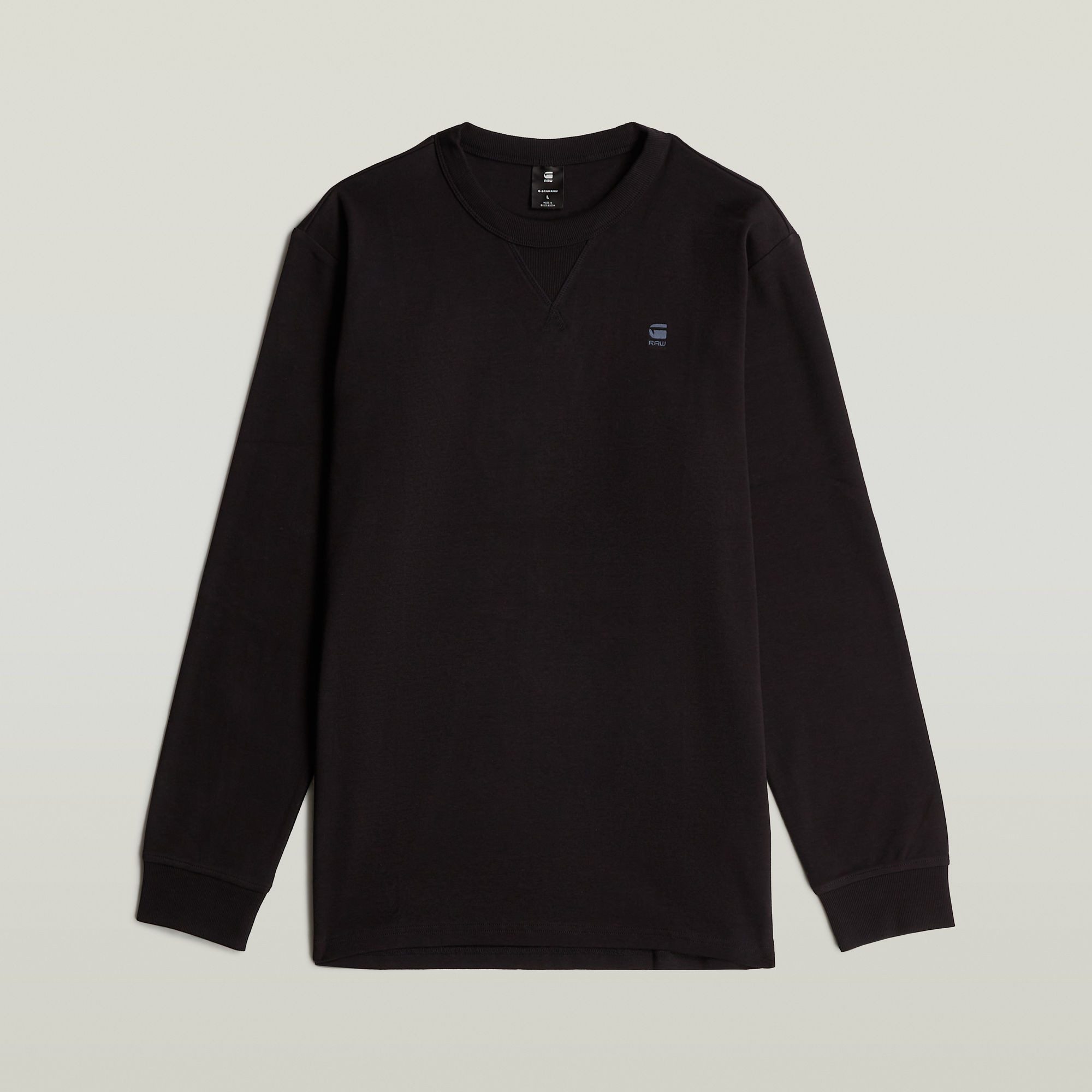 G-STAR Longsleeve Nifous R mit geripptem Einsatz vorne – Bild 5 von 5