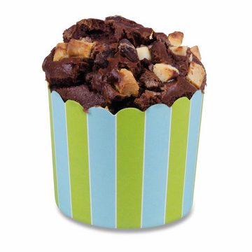 STÄDTER Muffinform Cupcake Maigrün-Himmelblau Maxi 12 Stück