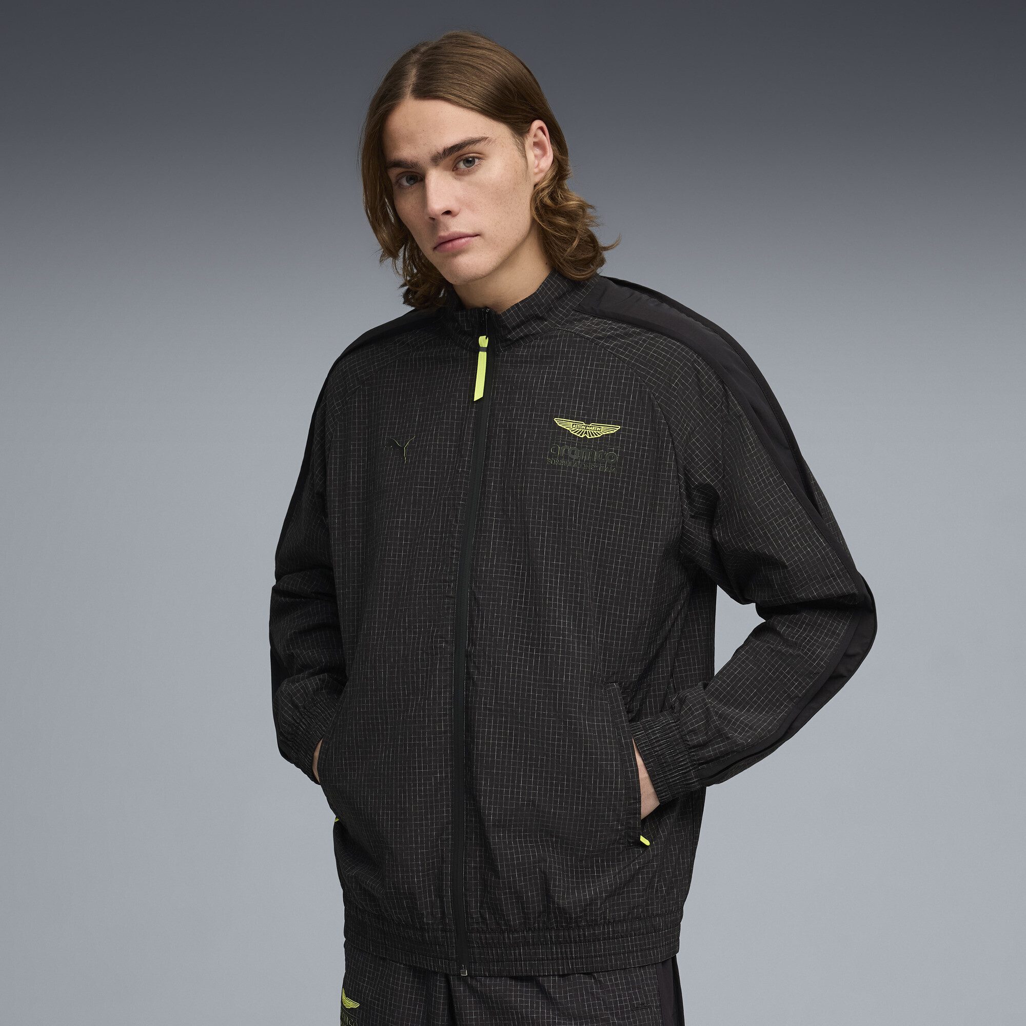 PUMA Sweatjacke PUMA x ASTON MARTIN ARAMCO F1® TEAM T7 Trainingsjacke Herren