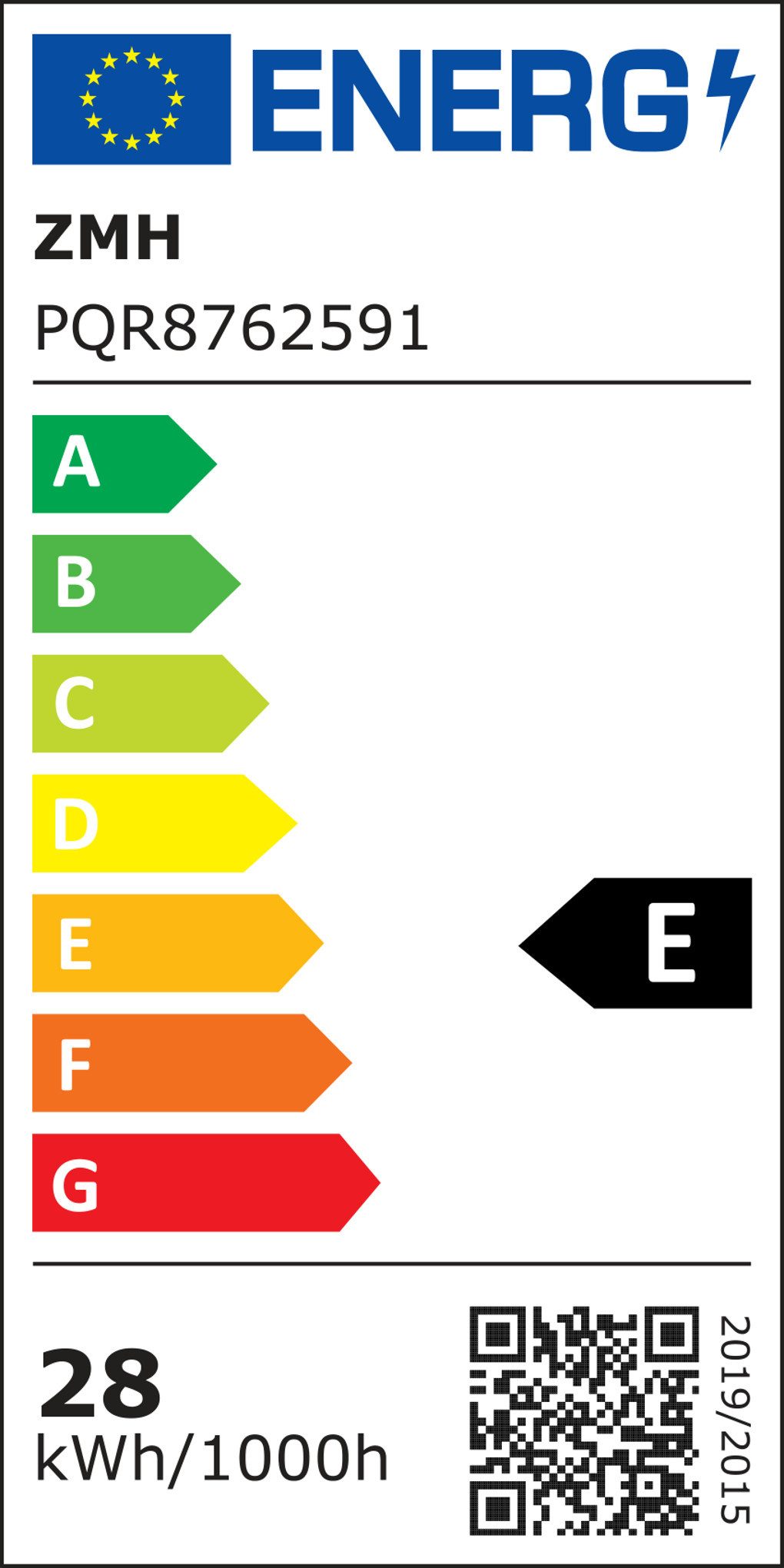 Energieeffizienzklasse: 