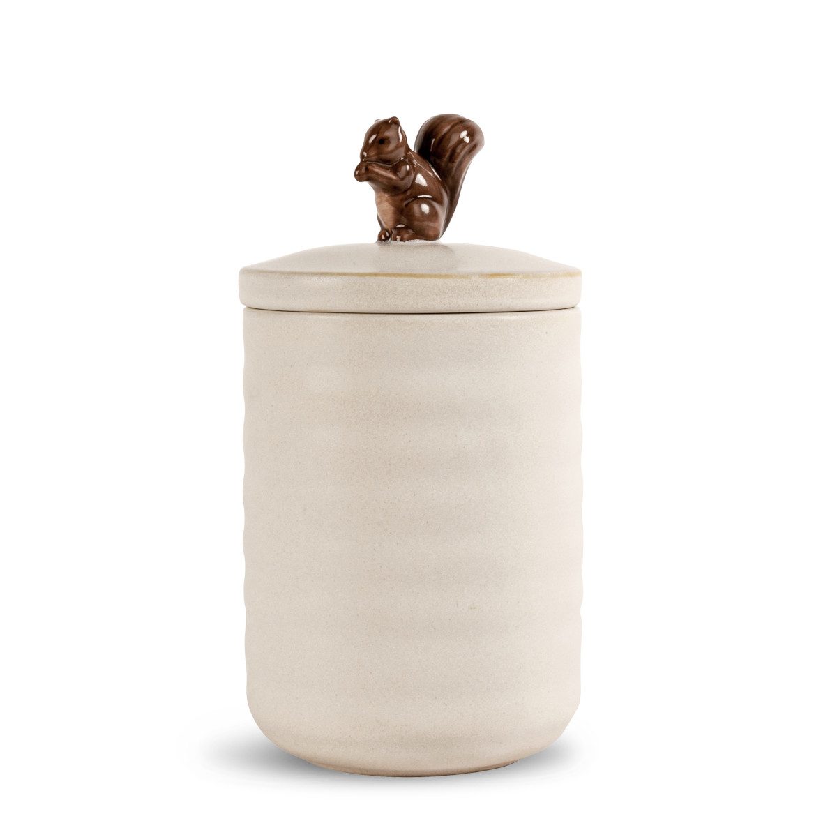 sagaform Keksdose Dose ELLEN mit Eichhörnchen - Farbwahl, Steingut