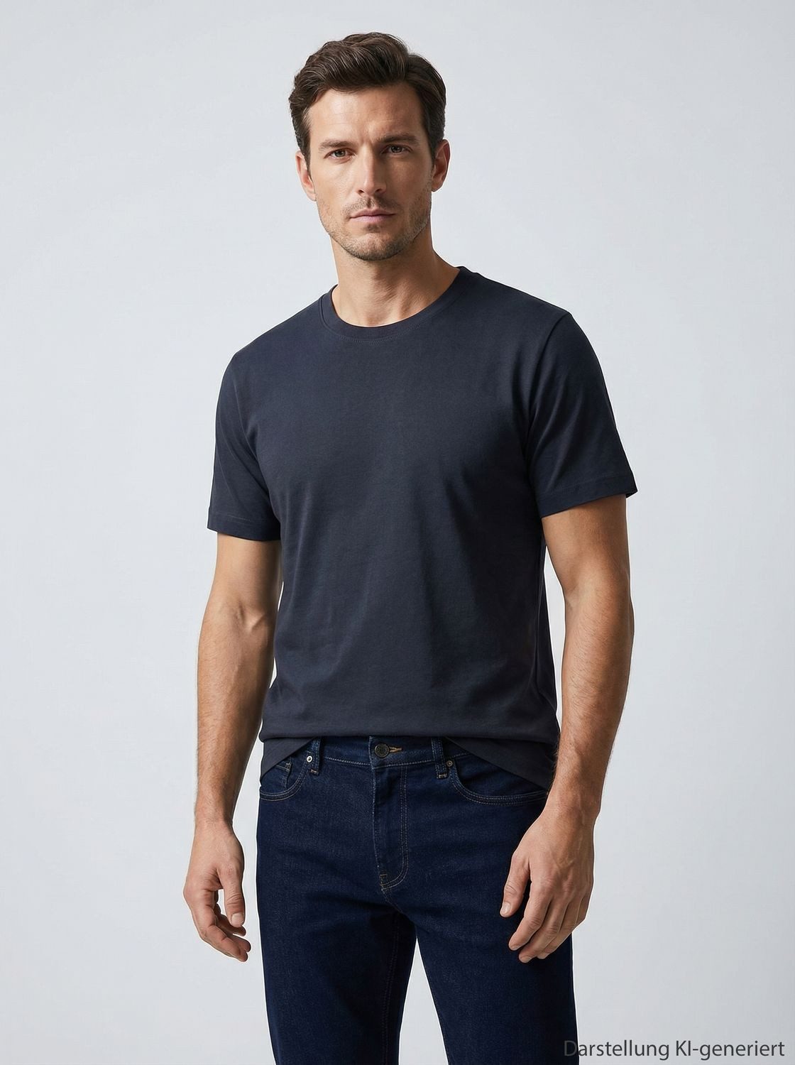 BASEFIELD T-Shirt (2er-Pack) hochwertig, weiche Single-Jersey-Qualität im 2er-Pack