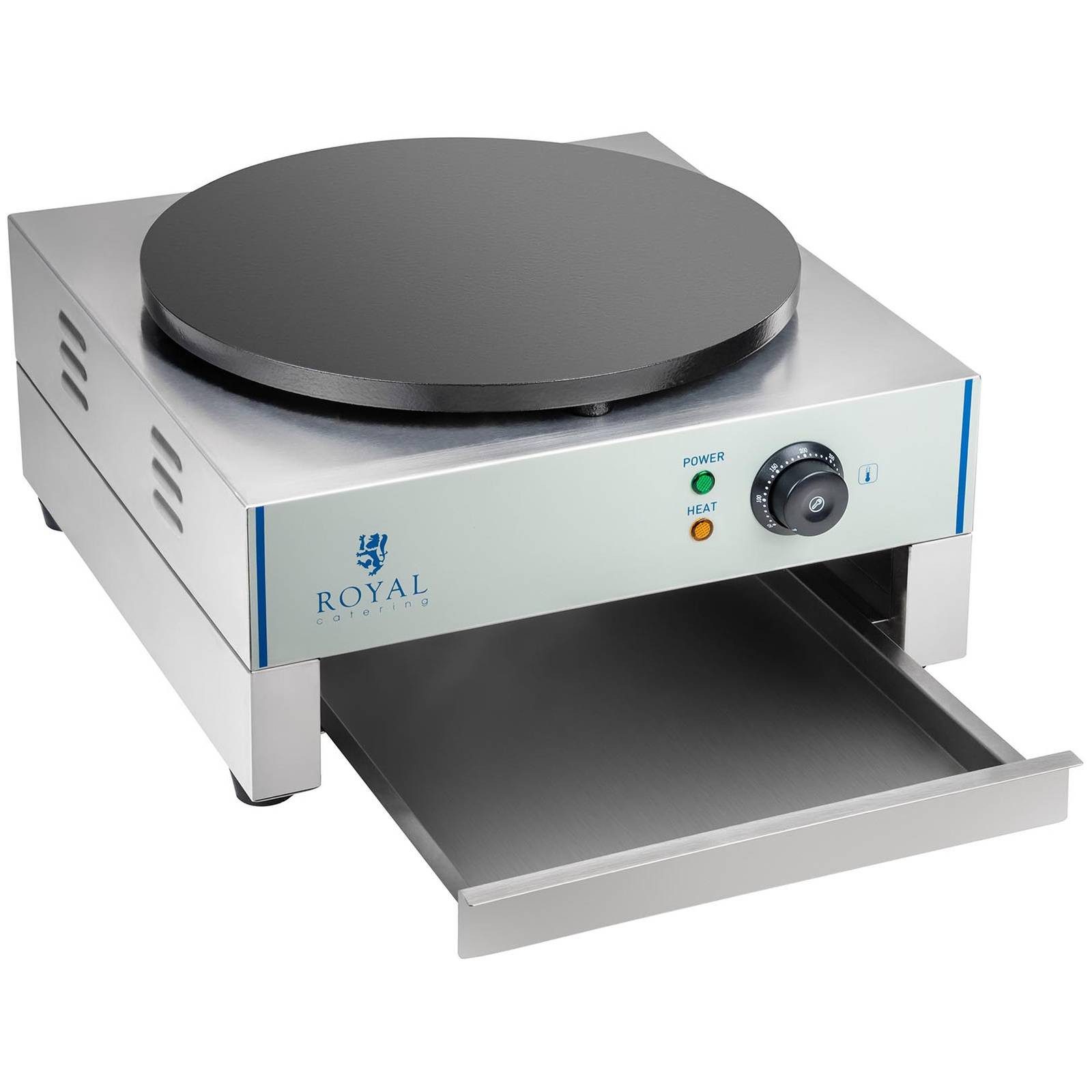 Royal Catering Crêpesmaker Crepes Maker Crepesgerät Crepeseisen 40 cm, 3000 W