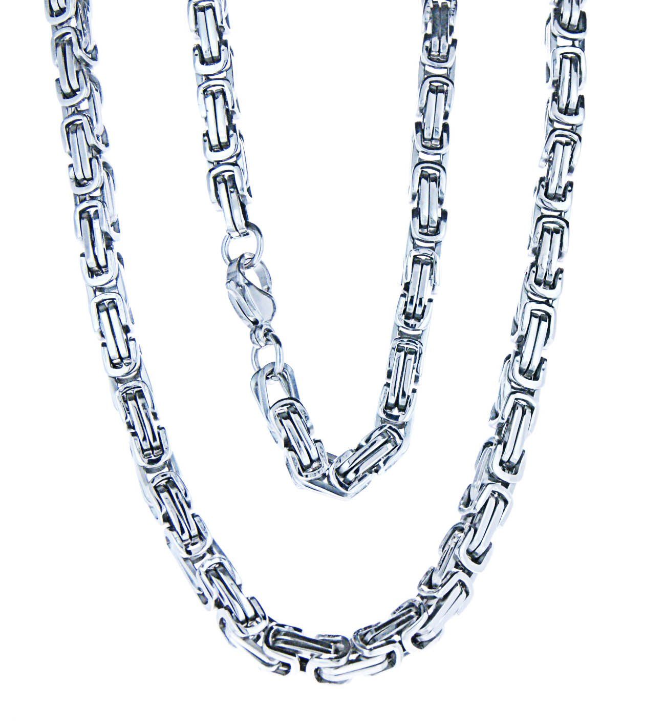 Kiss of Leather Königskette Edelstahl Königskette,4,5 dick, 50 - 70 cm lang günstig online kaufen