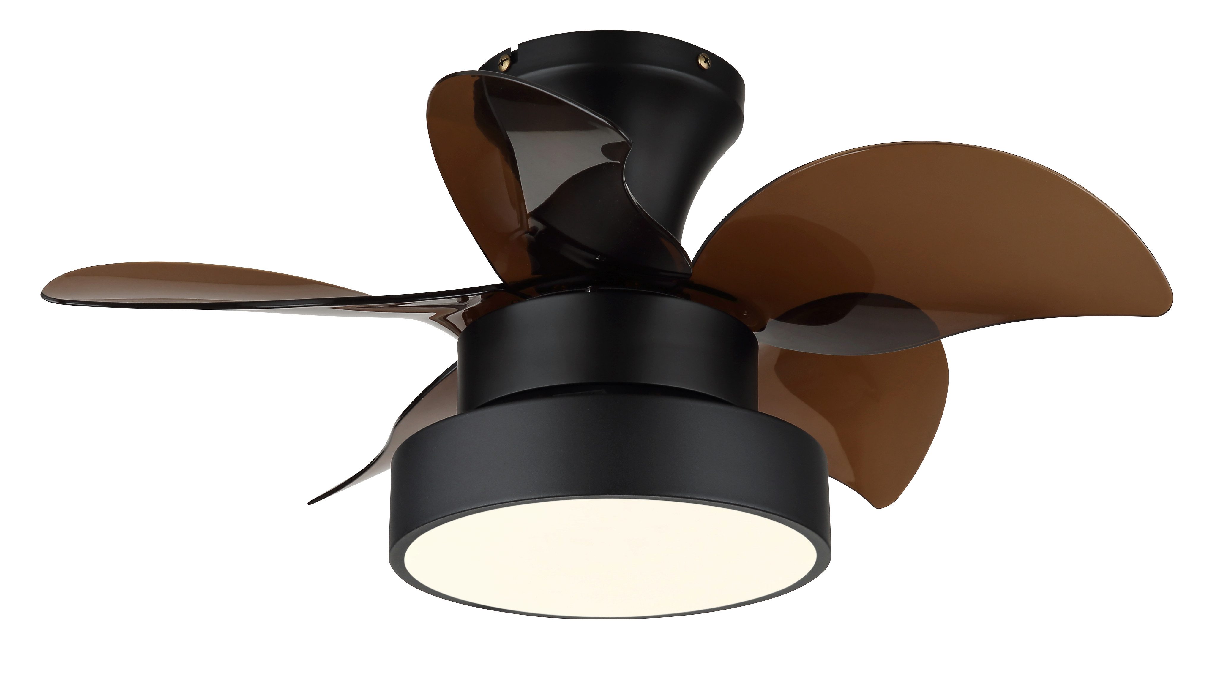 GLOBO LIGHTING Deckenleuchte KARI, Memoryfunktion, Timerfunktion, Ventilatorfunktion, LED fest integriert, warmweiß - kaltweiß, Ventilator kühlen-heizen holzoptik braun CCT 3000/4500/6000K elegant