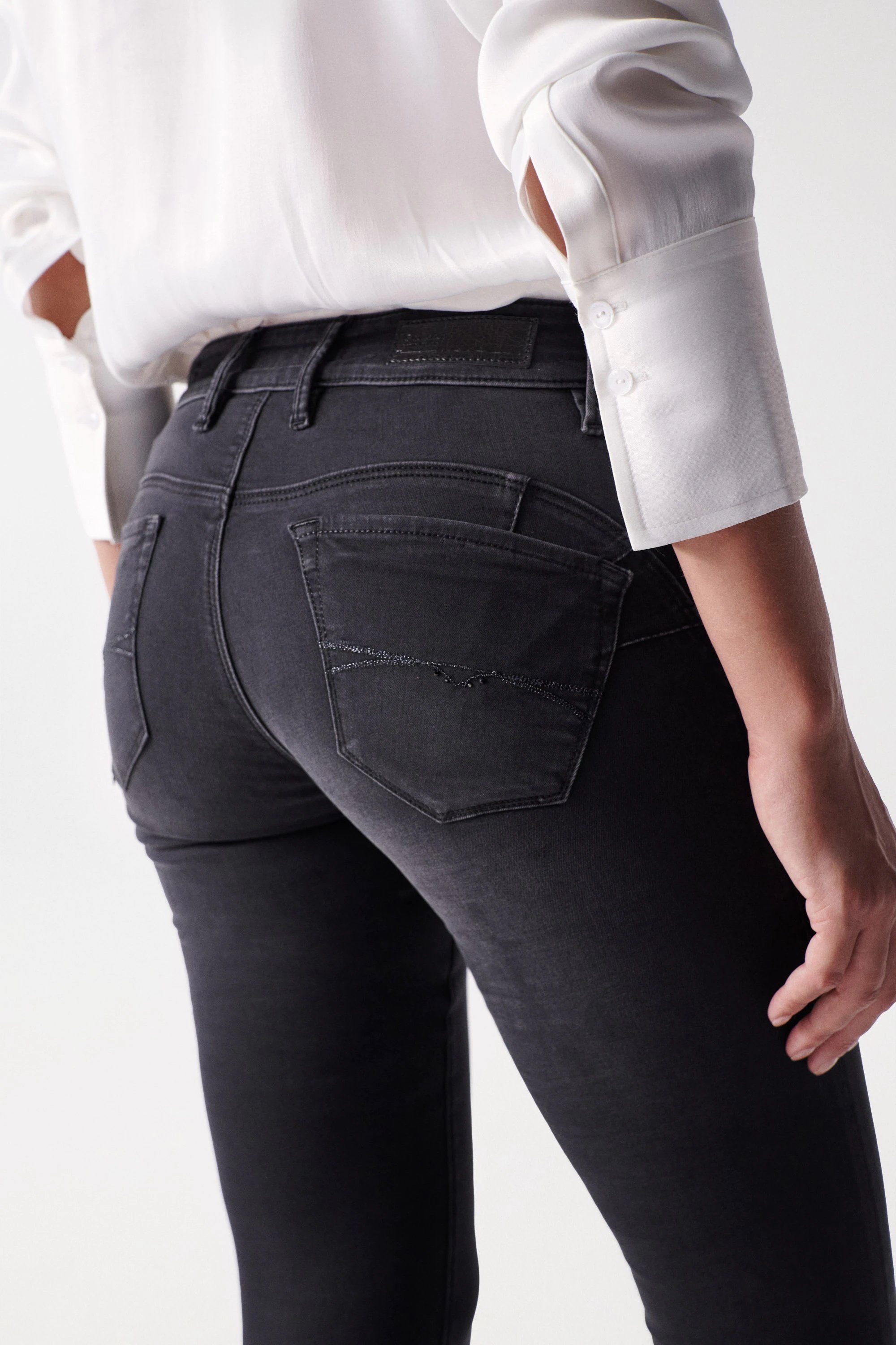 Salsa Stretch-Jeans SALSA JEANS WONDER PUSH UP SKINNY soft black 126845.0000 - 15YEARS