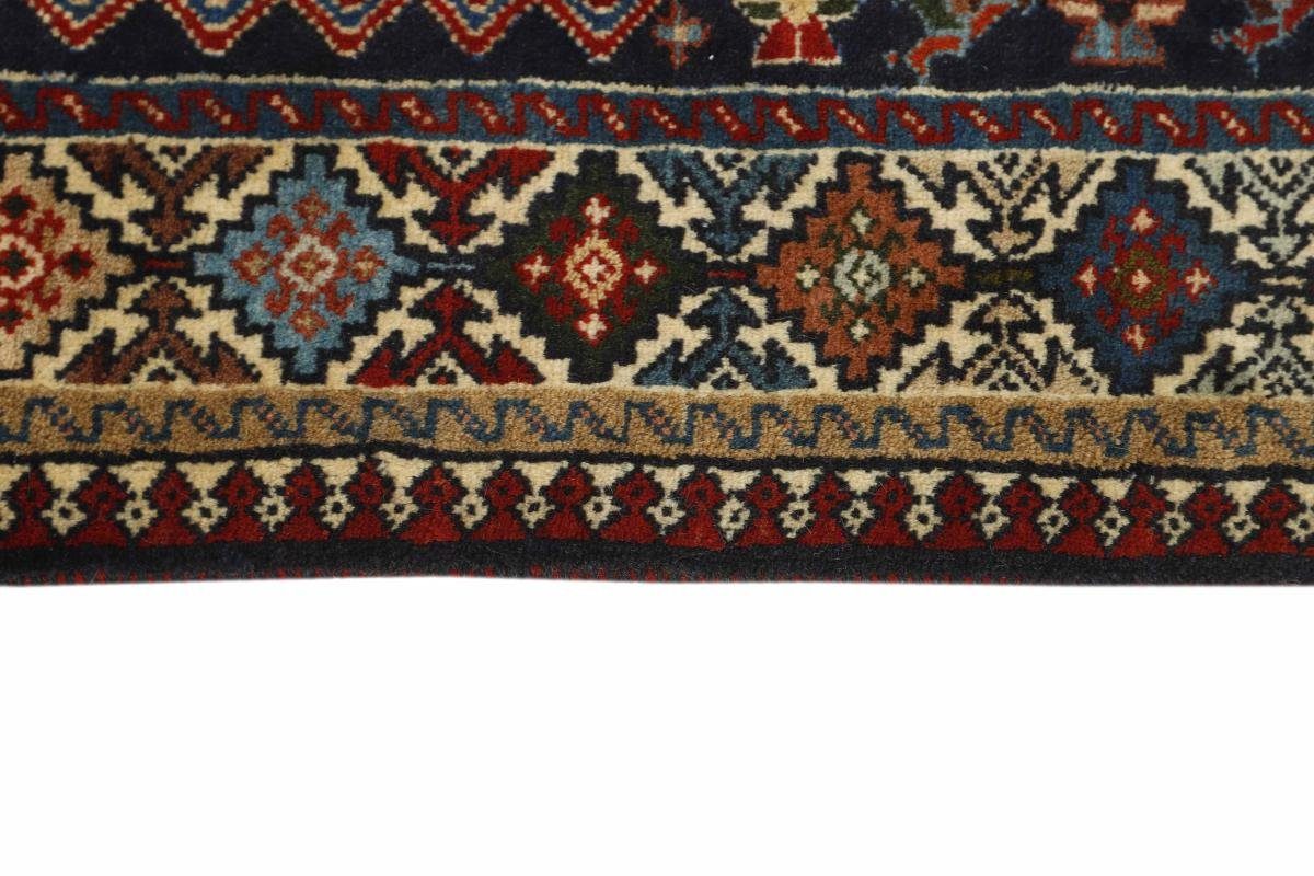 Orientteppich Yalameh 103x150 Handgeknüpfter Orientteppich Perserteppich, Höhe: rechteckig, 12 mm Trading, Nain 