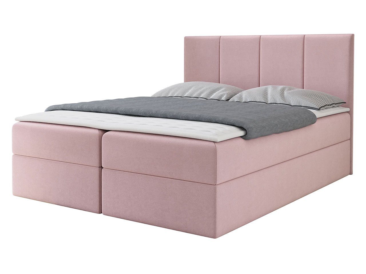 MIRJAN24 Boxspringbett Rebos (Lattenrost, Kopfteil und günstig online kaufen