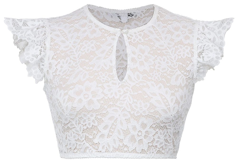 MarJo Dirndlbluse Dirndlbluse Amlach ecru