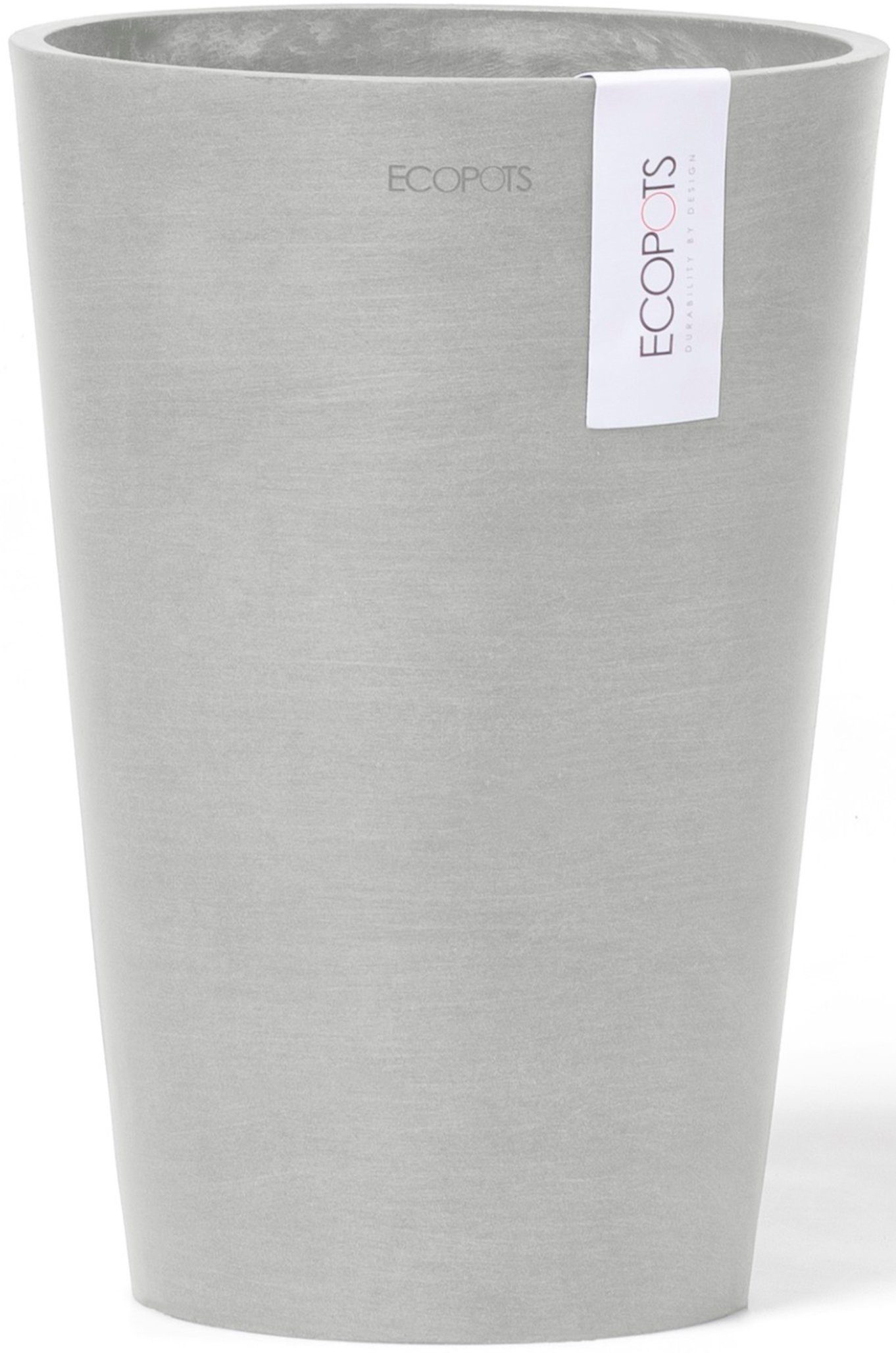 ECOPOTS Blumentopf Pisa 17,5 Weißgrau, für den Innenbereich günstig online kaufen