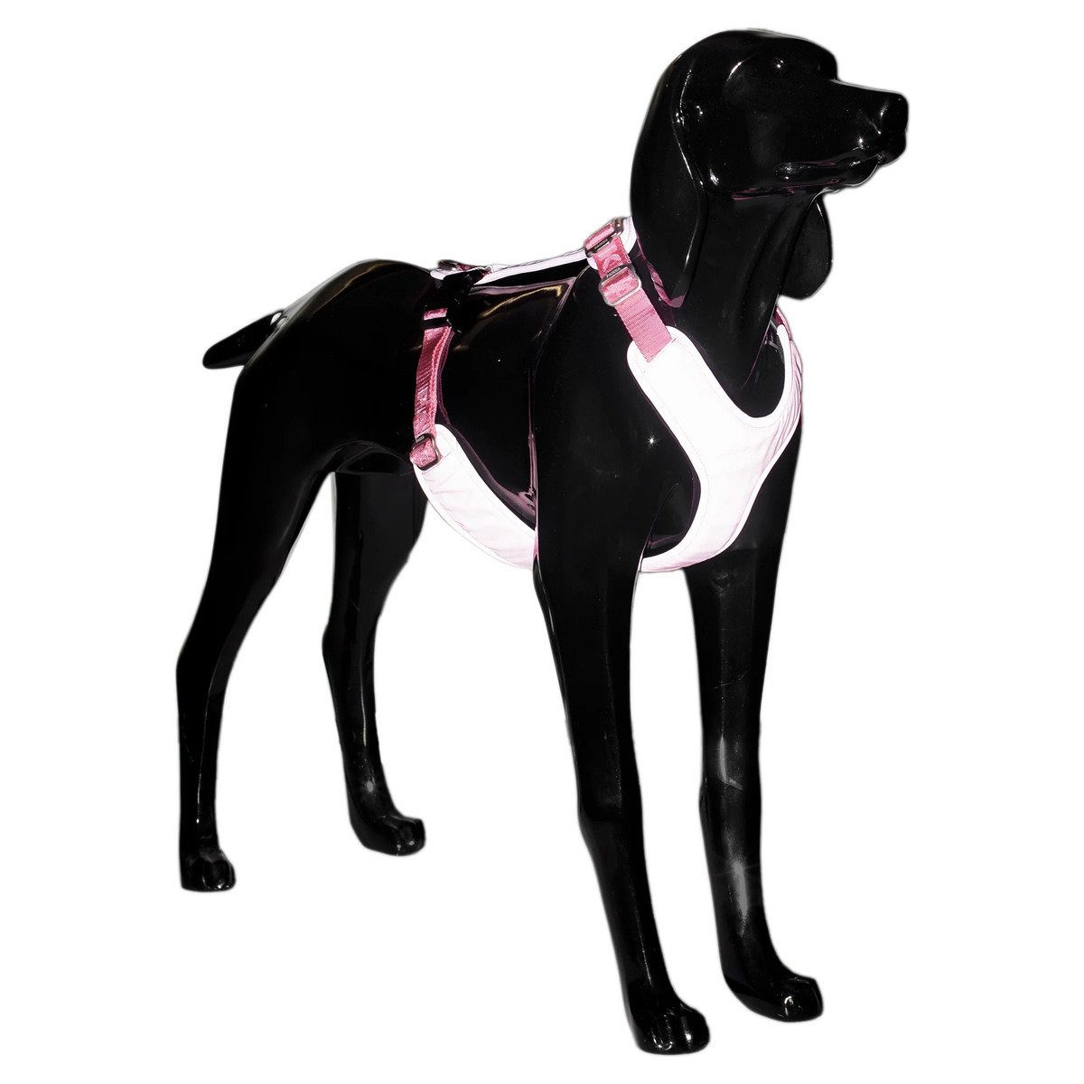 Thumbnail - PAIKKA Hunde-Leuchtgeschirr Hundegeschirr reflektierend "Visibility Harness pink