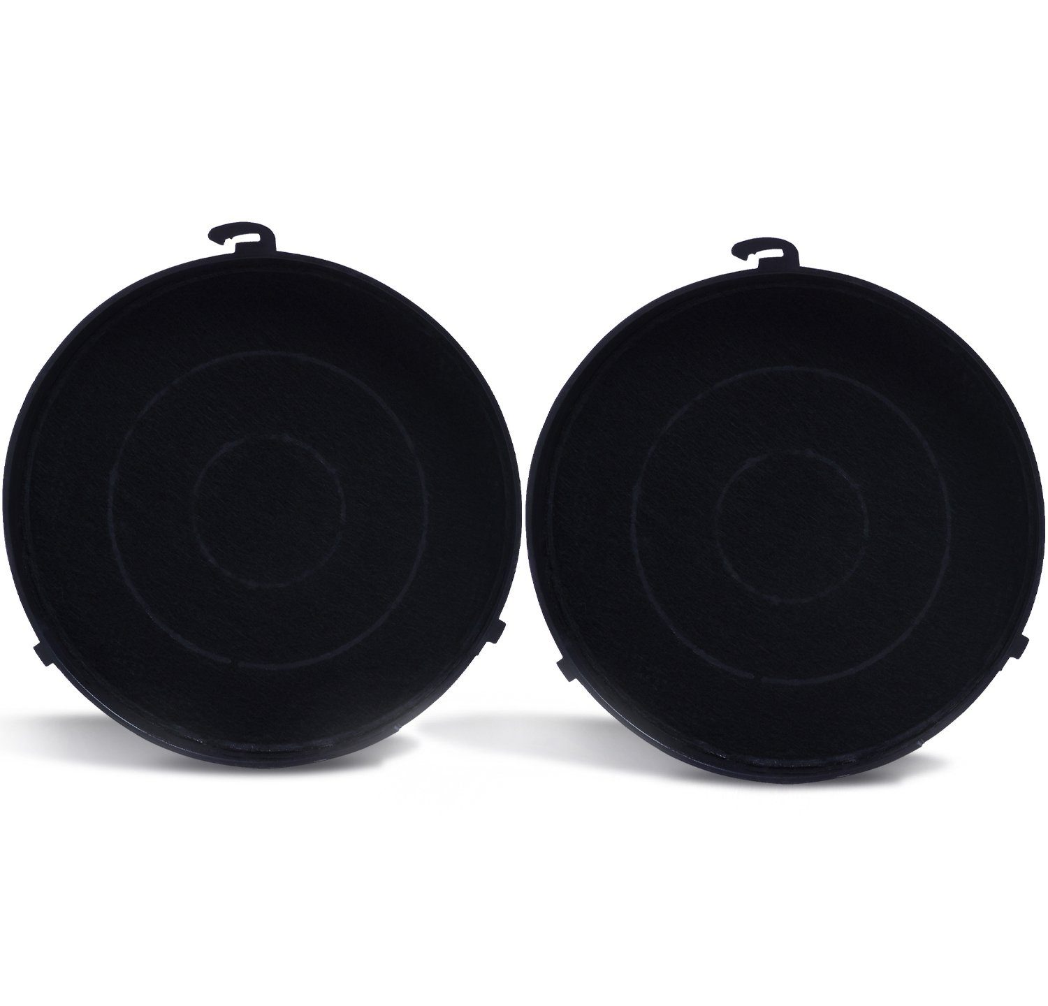 VIOKS Aktivkohlefilter Kohlefilter Ersatz für Falmec 103050091, Set 2x Filter Ø168 für Dunstabzugshaube Falmec Typ 6