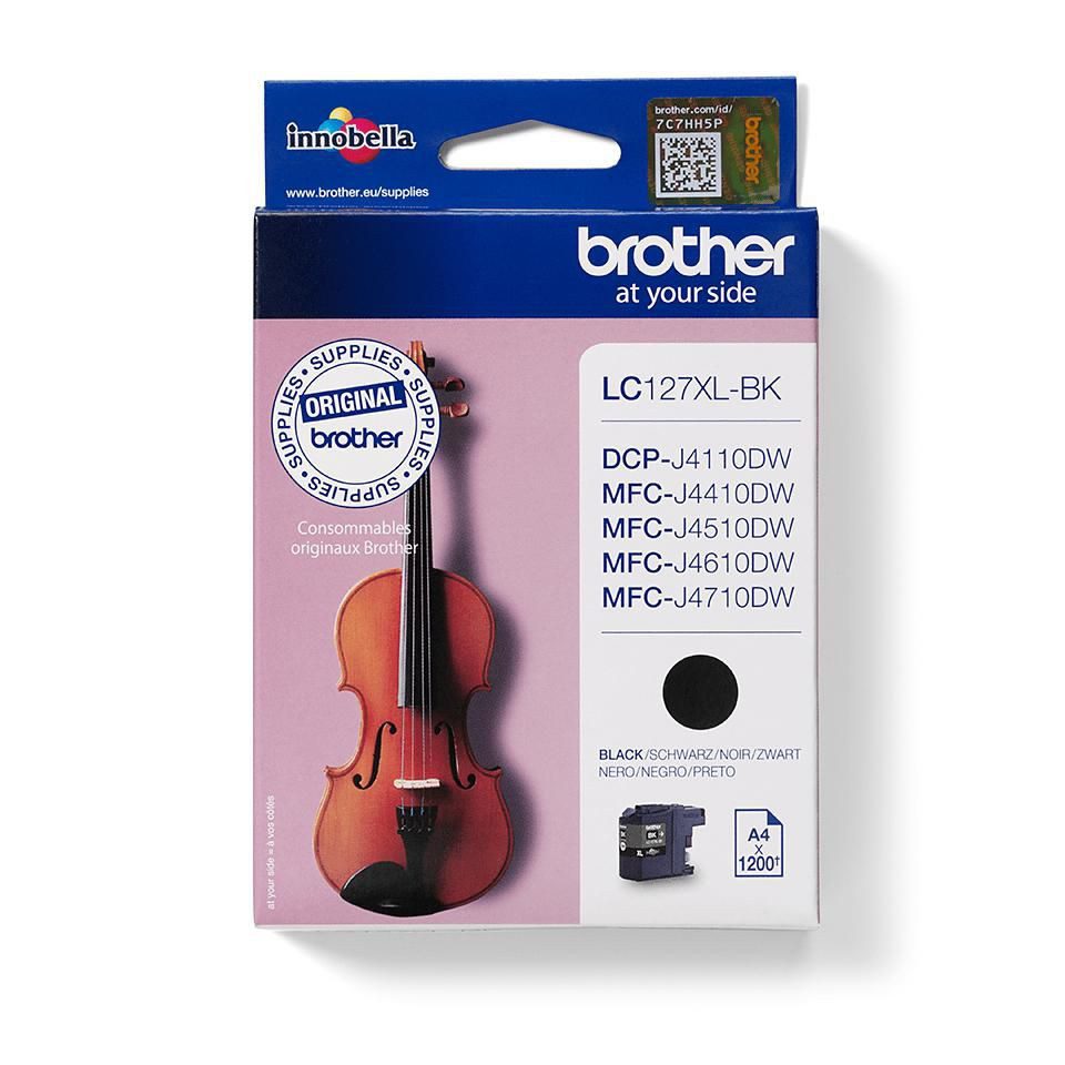 Brother Original Brother LC127XL Black (LC127XLBK) Tintenpatrone