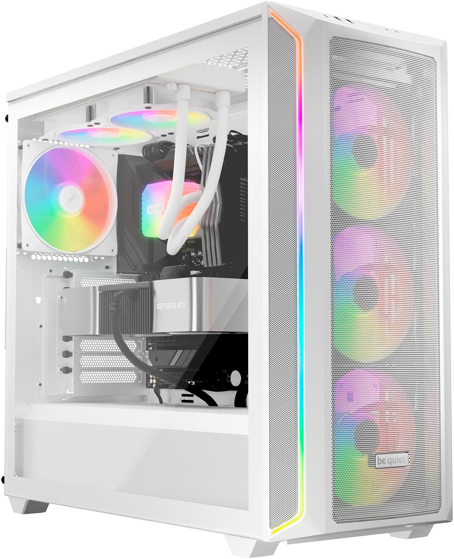 be quiet! Gehäuselüfter LIGHT WINGS LX 140mm PWM High Speed 3-Pack White – Bild 4 von 5