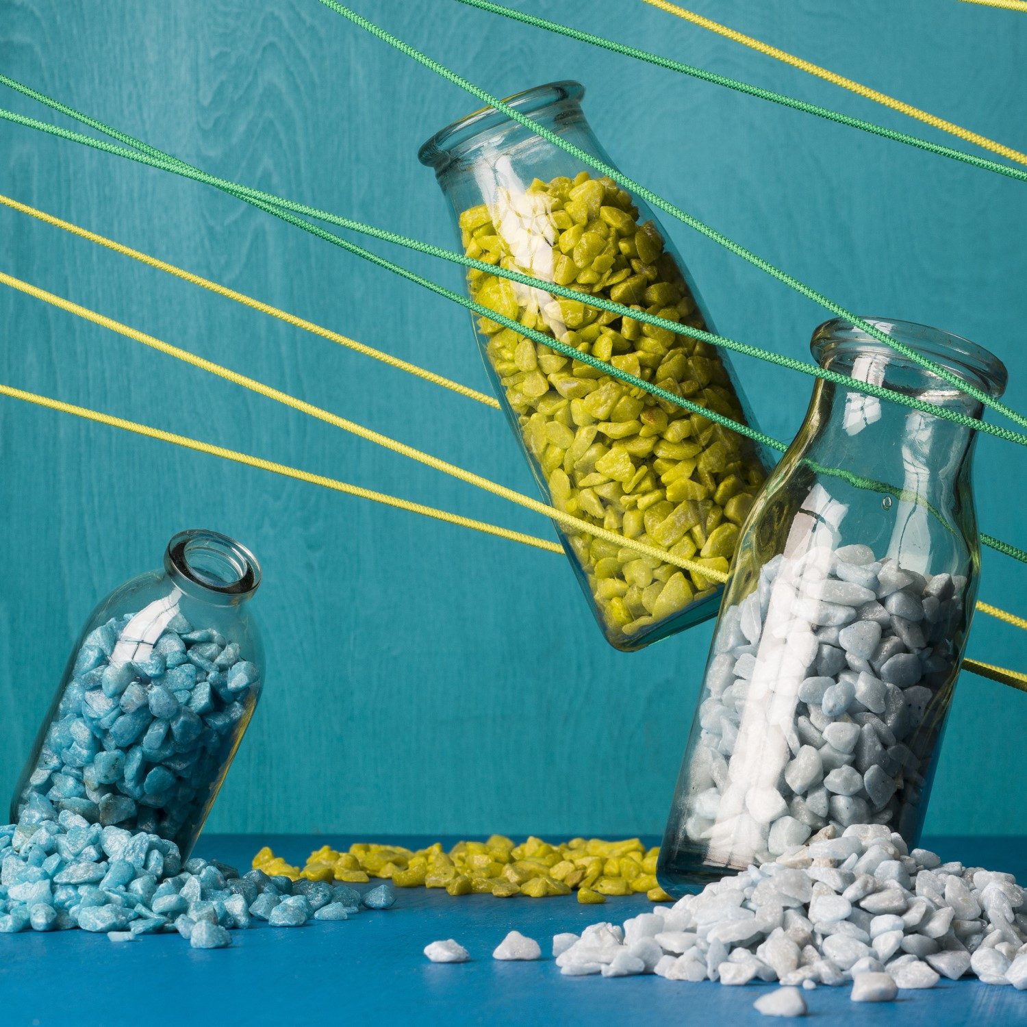 Eurosand Dekokies Dekosteine 5-8mm. Farbsteine, Dekokies, bunte Steine. 5kg