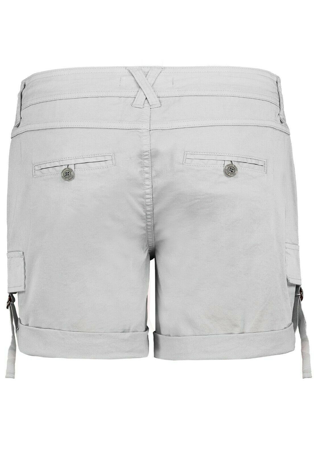 Kurze Grau Fresh Short Bermuda Sommer Hotpants Hose Made Bermudas Shorts