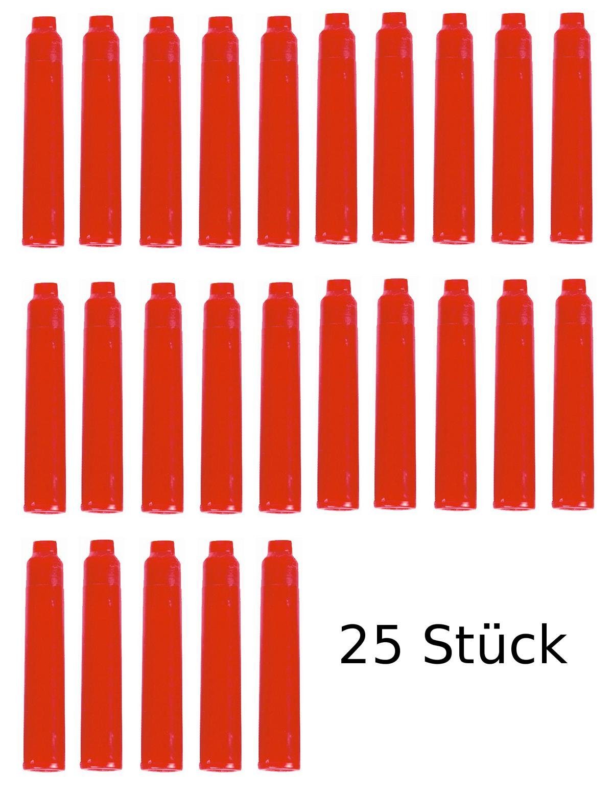 Stylex Schreibwaren 25 Füllerpatronen / Tintenpatronen / Farbe: rot Tintenpatrone