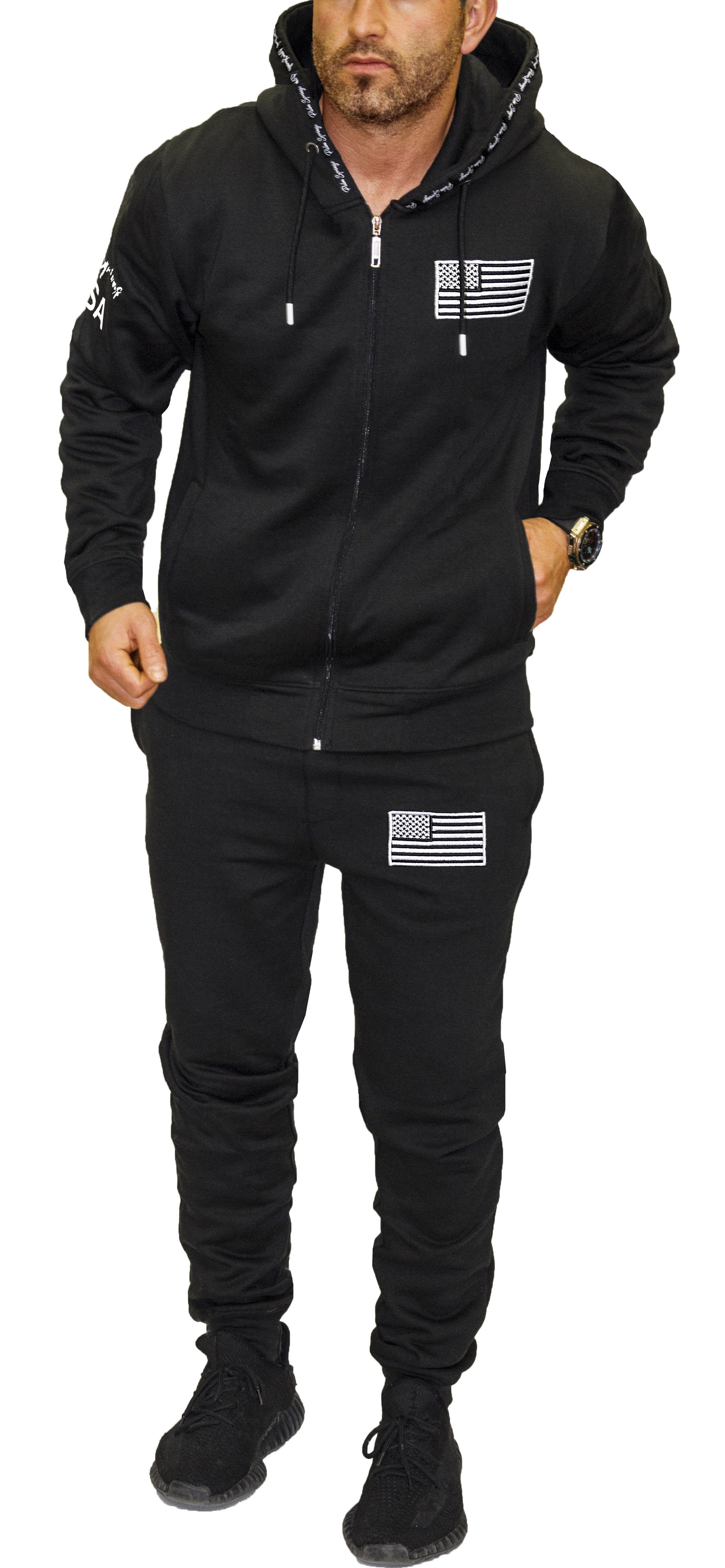 RMK Jogginganzug USA Herren Trainingsanzug Sportanzug Streetwear Amerika Fi günstig online kaufen