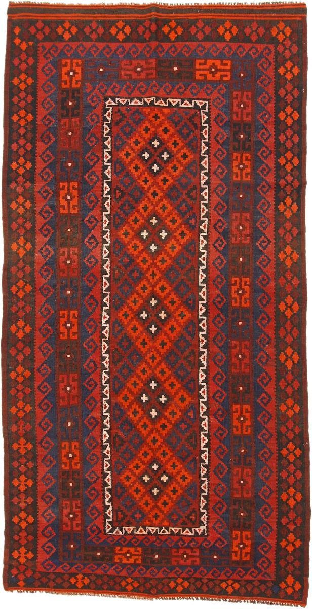 Orientteppich Kelim Afghan Antik 133x260 Handgewebter Orientteppich Läufer, Nain Trading, rechteckig, Höhe: 3 mm