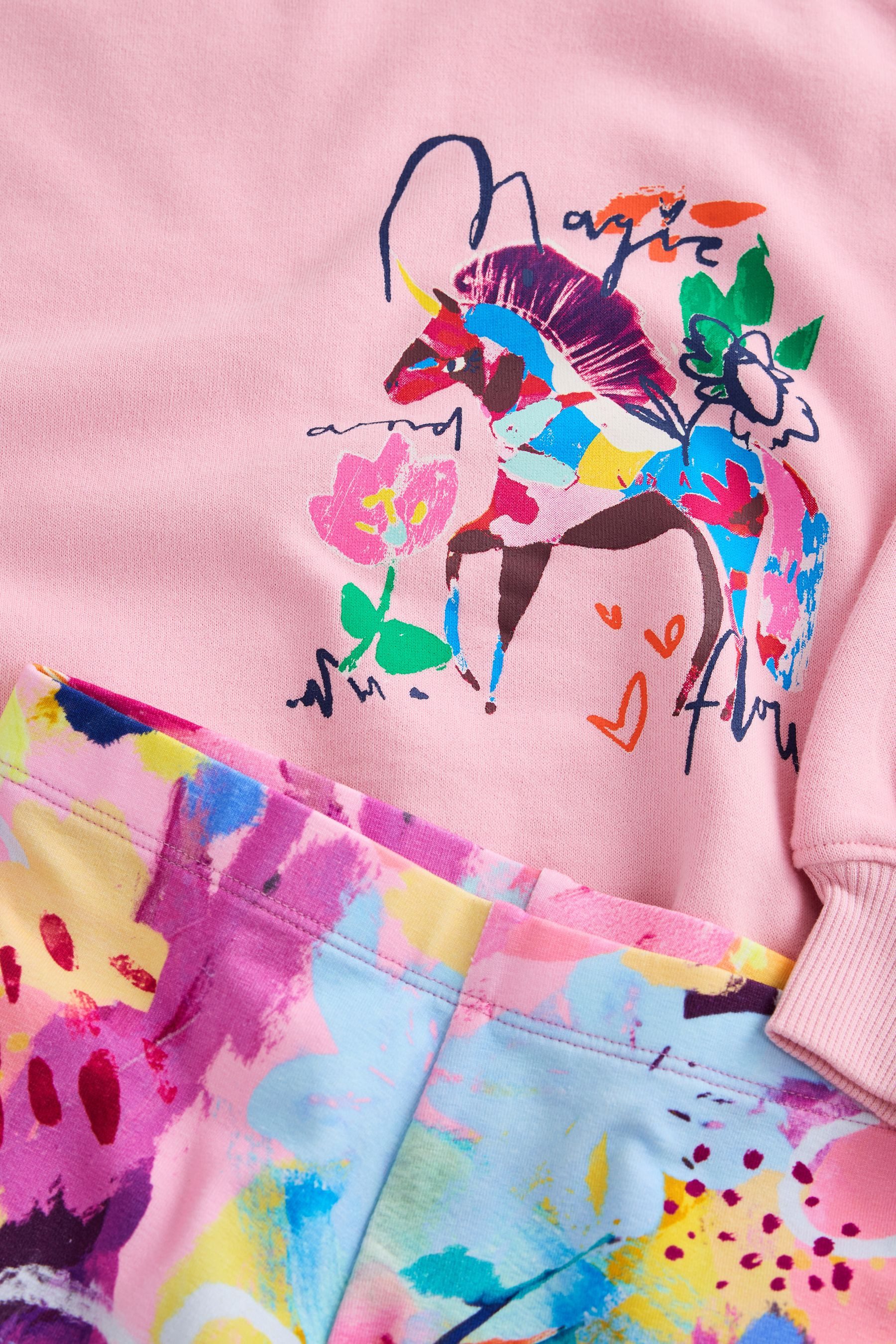 Next Top & Leggings Sweatshirt und Leggings im Set (2-tlg) – Bild 4 von 4