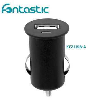 fontastic Essential Kfz-Ladeadapter USB 1A schwarz USB-Ladegerät