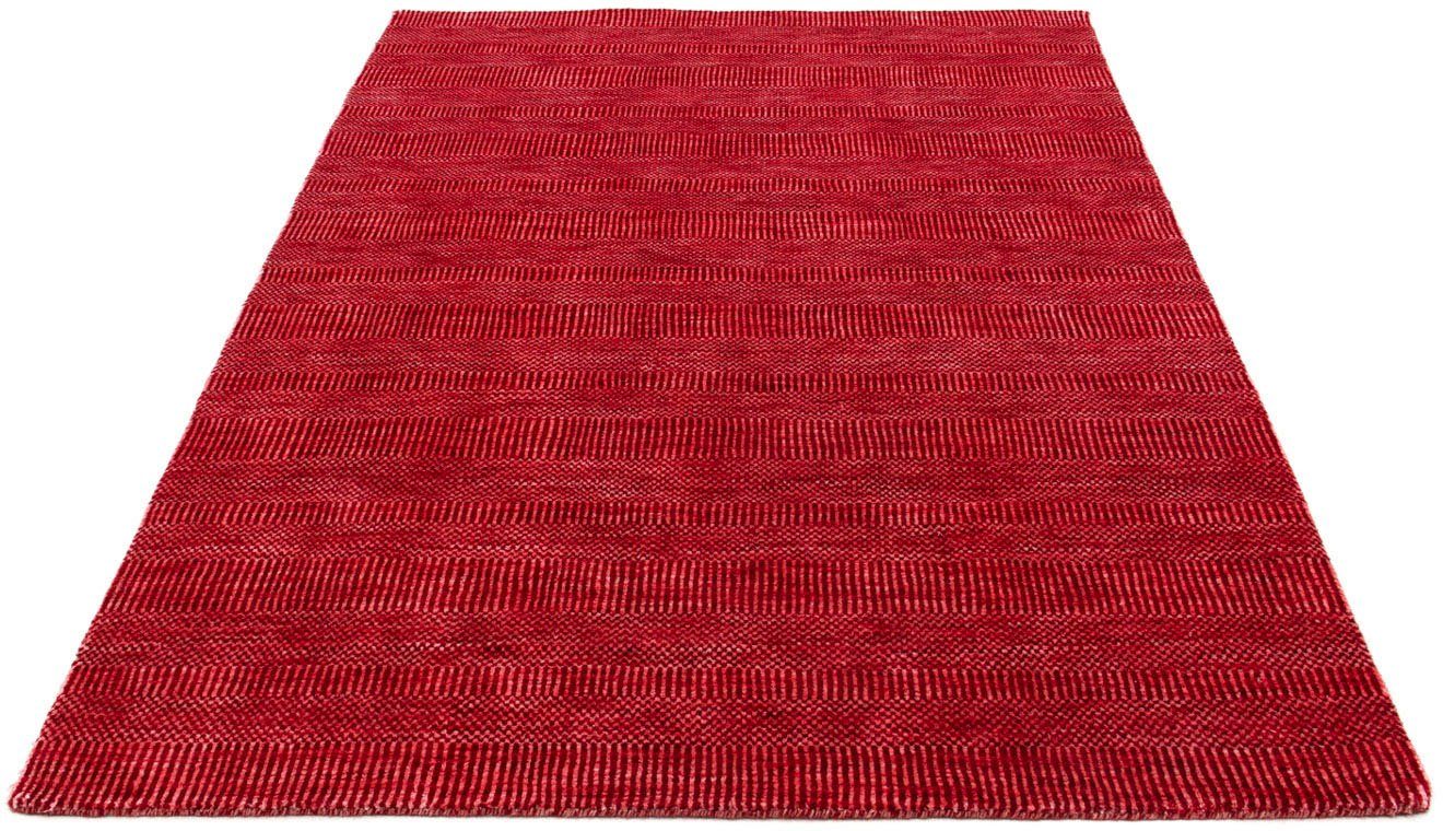 Flor Höhe: Designteppich Rosso cm, 8 132 weicher rechteckig, x Einfarbig morgenland, 182 mm, Designer Sehr