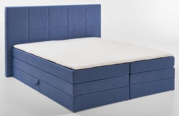 ATLANTIC home collection Boxspringbett Dakota, mit Bettkasten und Topper