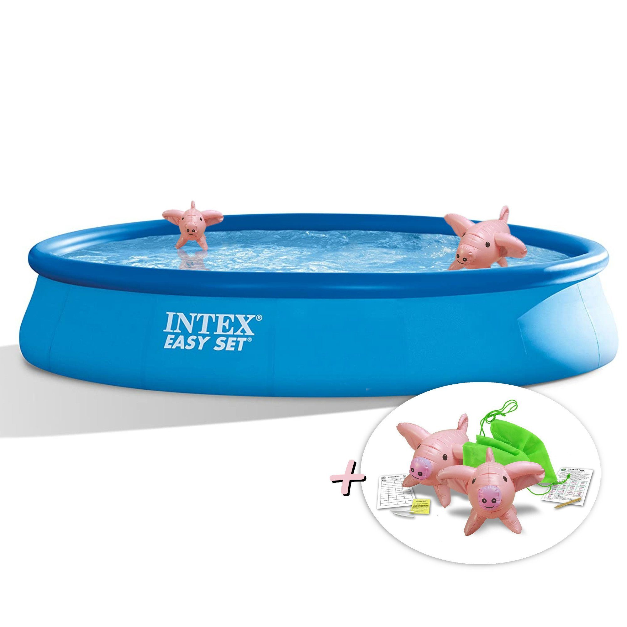 Intex Pool 28158GN EasySet PoolSet inkl GS-Pumpe, 457x84cm