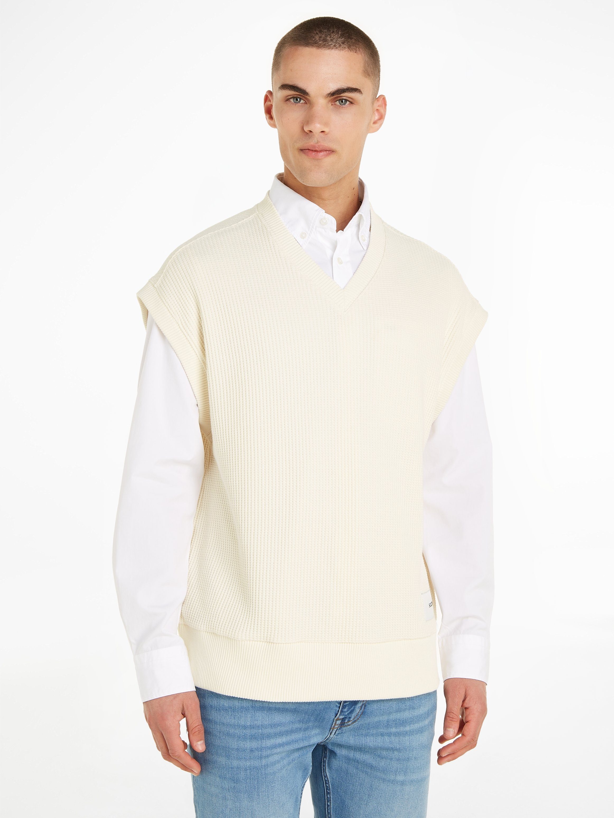 Pullunder MONOTYPE WAFFLE VEST