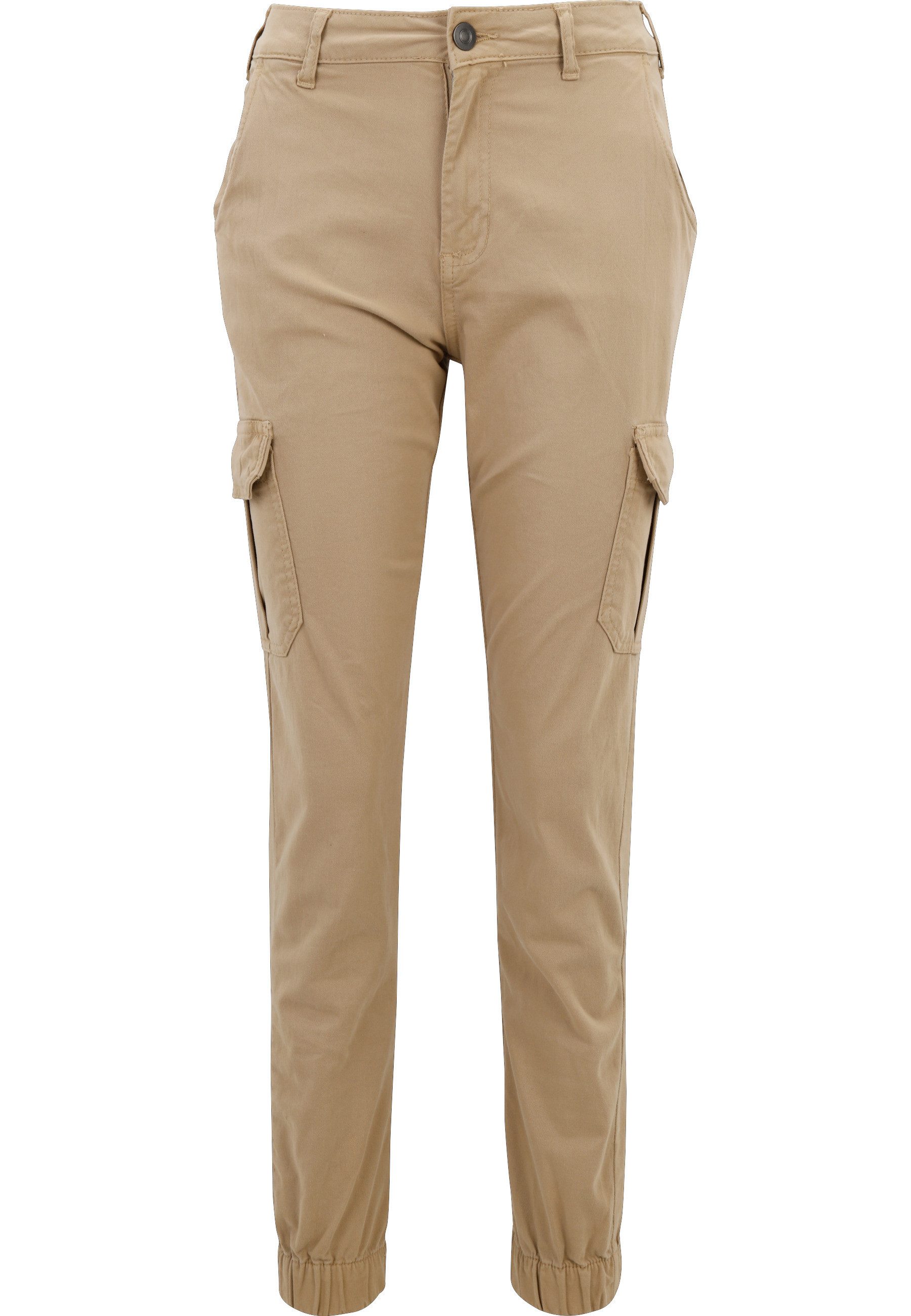 URBAN CLASSICS Cargohose Urban Classics Damen Ladies High Waist Cargo Pants (1-tlg)