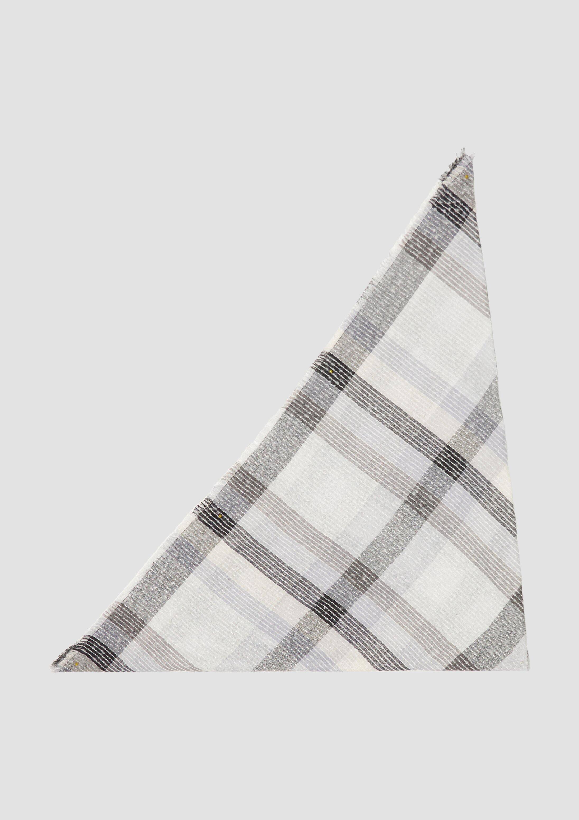 s.Oliver Schal Schal, Quadratischer Schal mit Karomuster