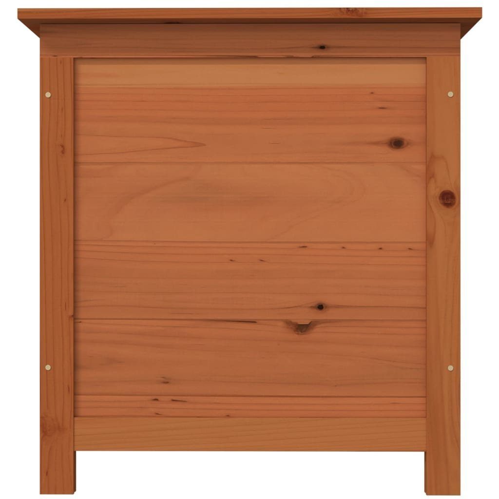furnicato Gartenbox Outdoor-Kissenbox Braun 50x50x56 cm Tanne Massivholz